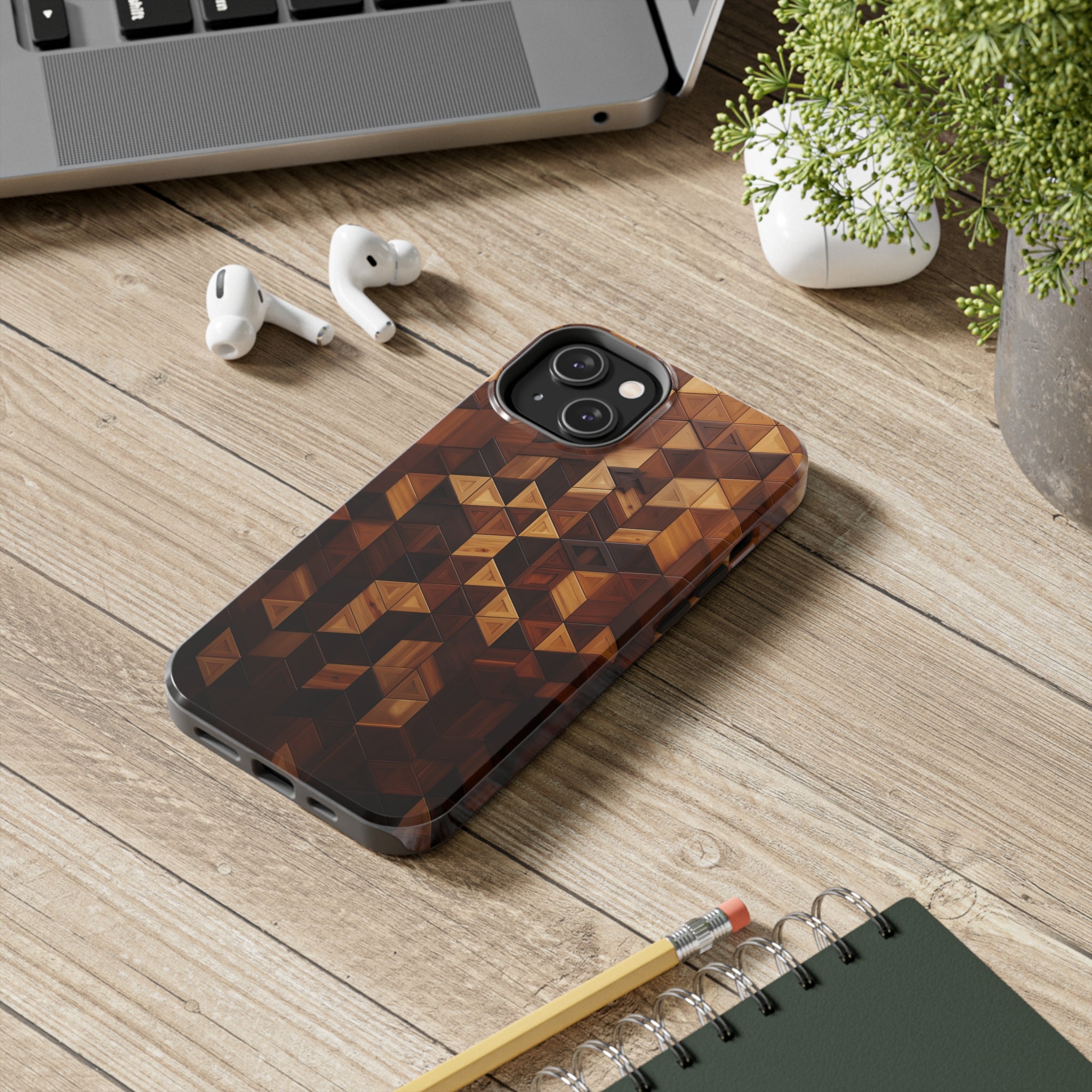 Woody: Impact-Resistant iPhone Case