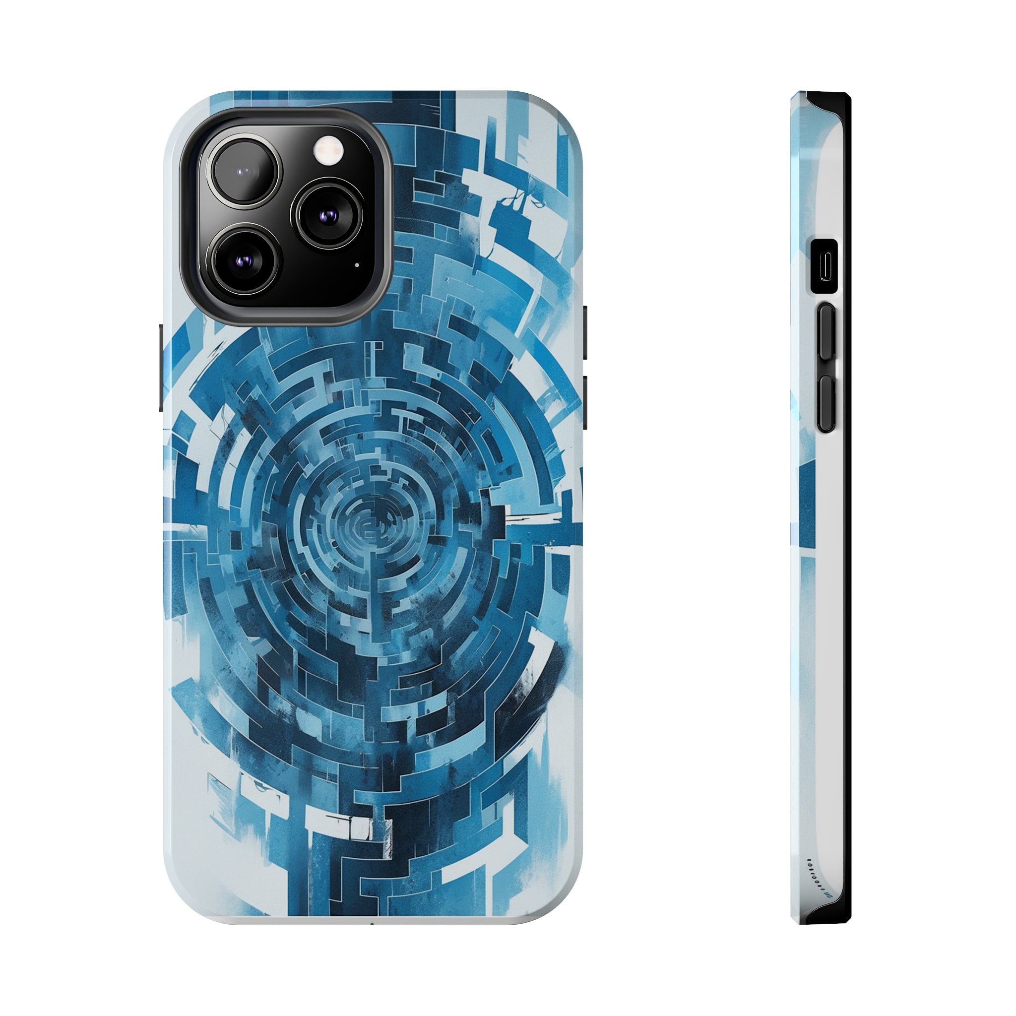 Mysterious Maze: Impact-Resistant iPhone case