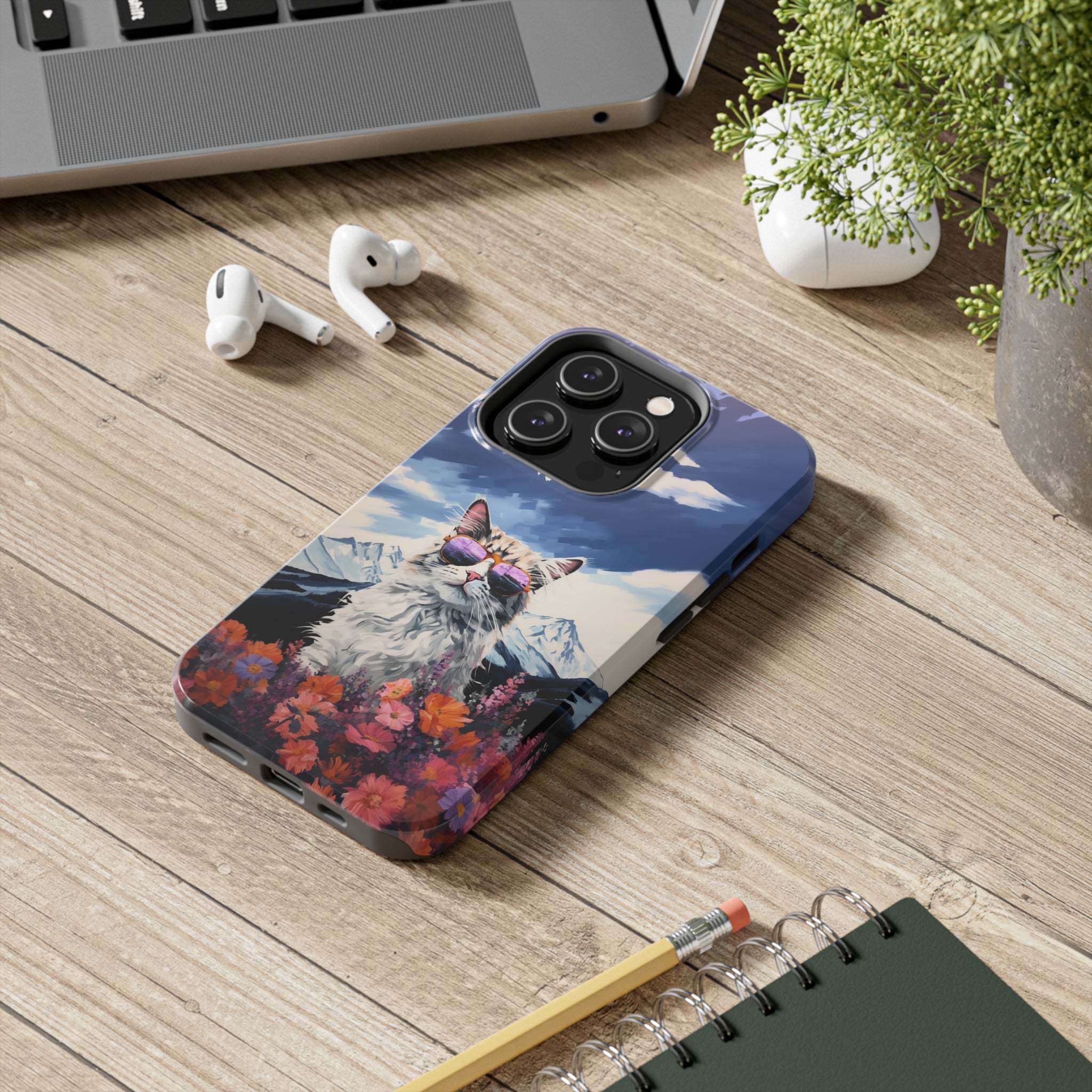 Maine Coon Magic: Impact-Resistant iPhone Case