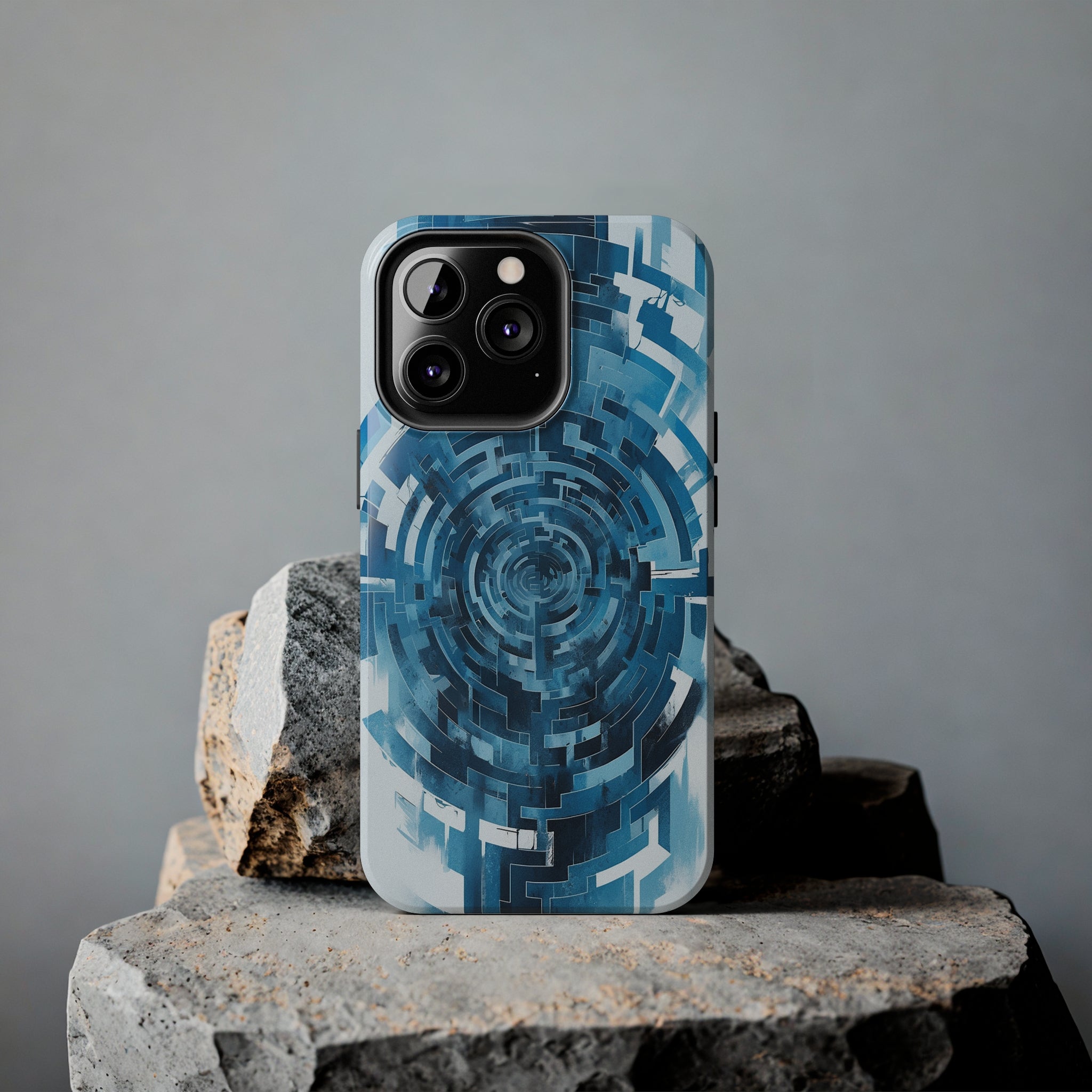 Mysterious Maze: Impact-Resistant iPhone case