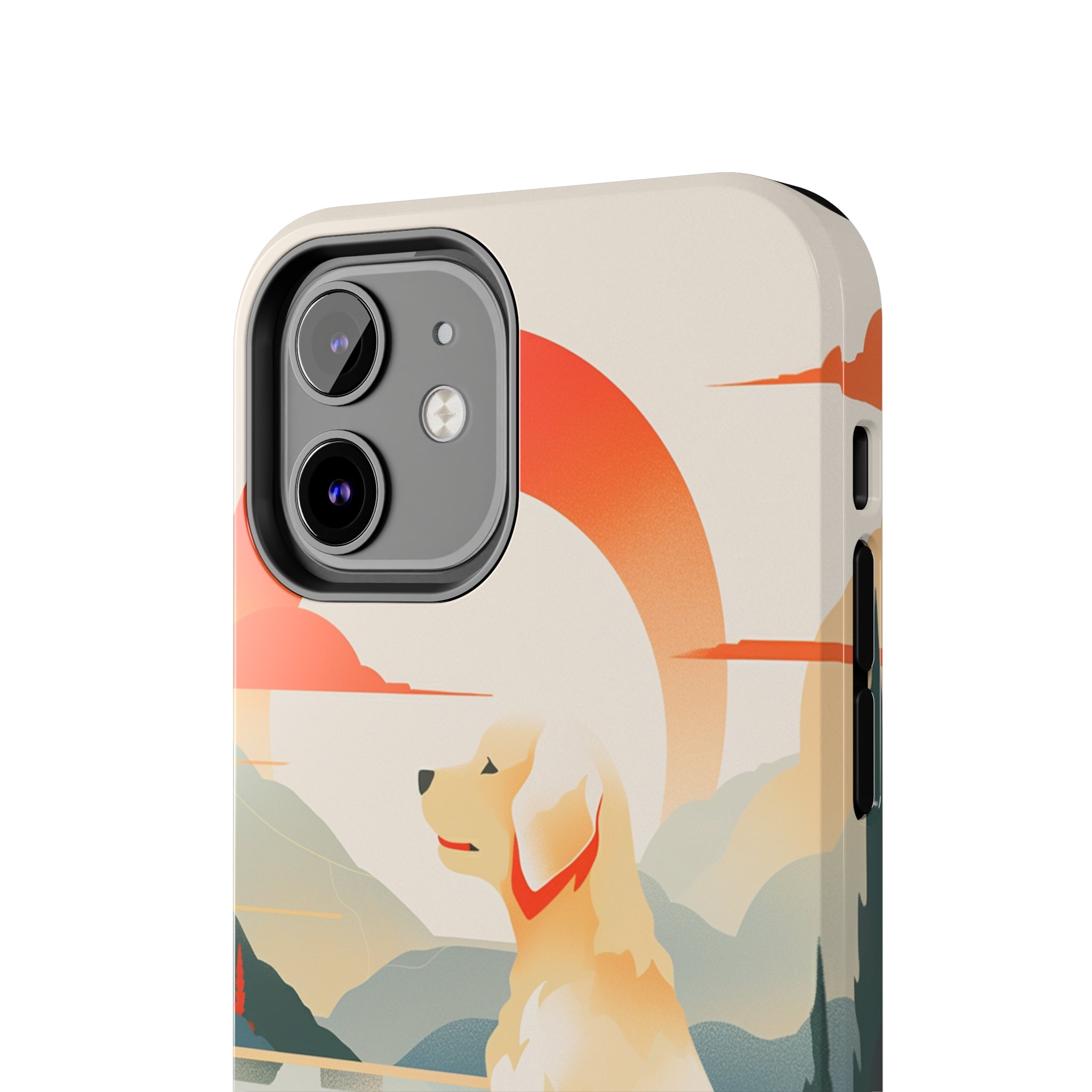 Golden Retriever Love: Impact-Resistant iPhone Case