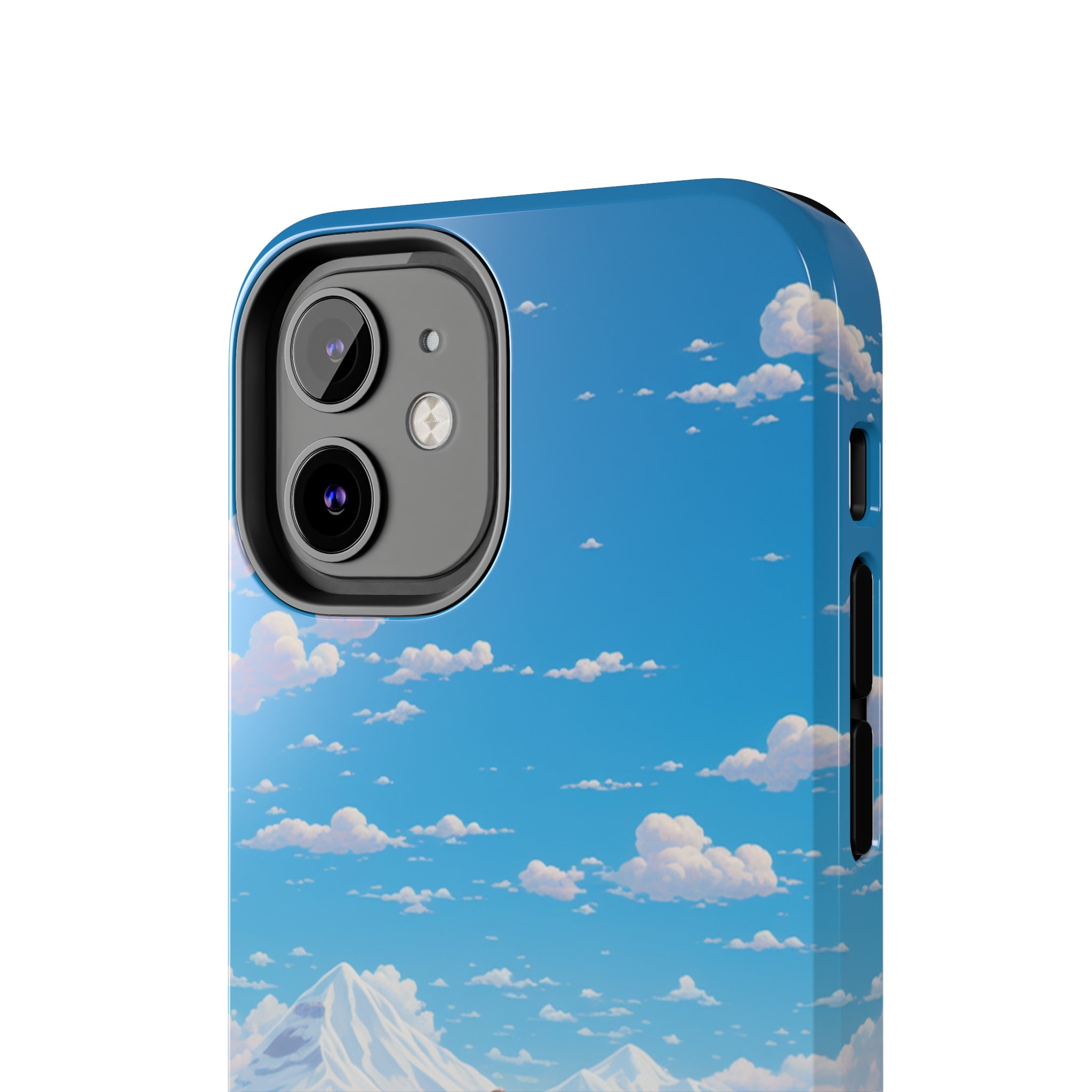 Snowy Majesty: Impact-Resistant iPhone Case