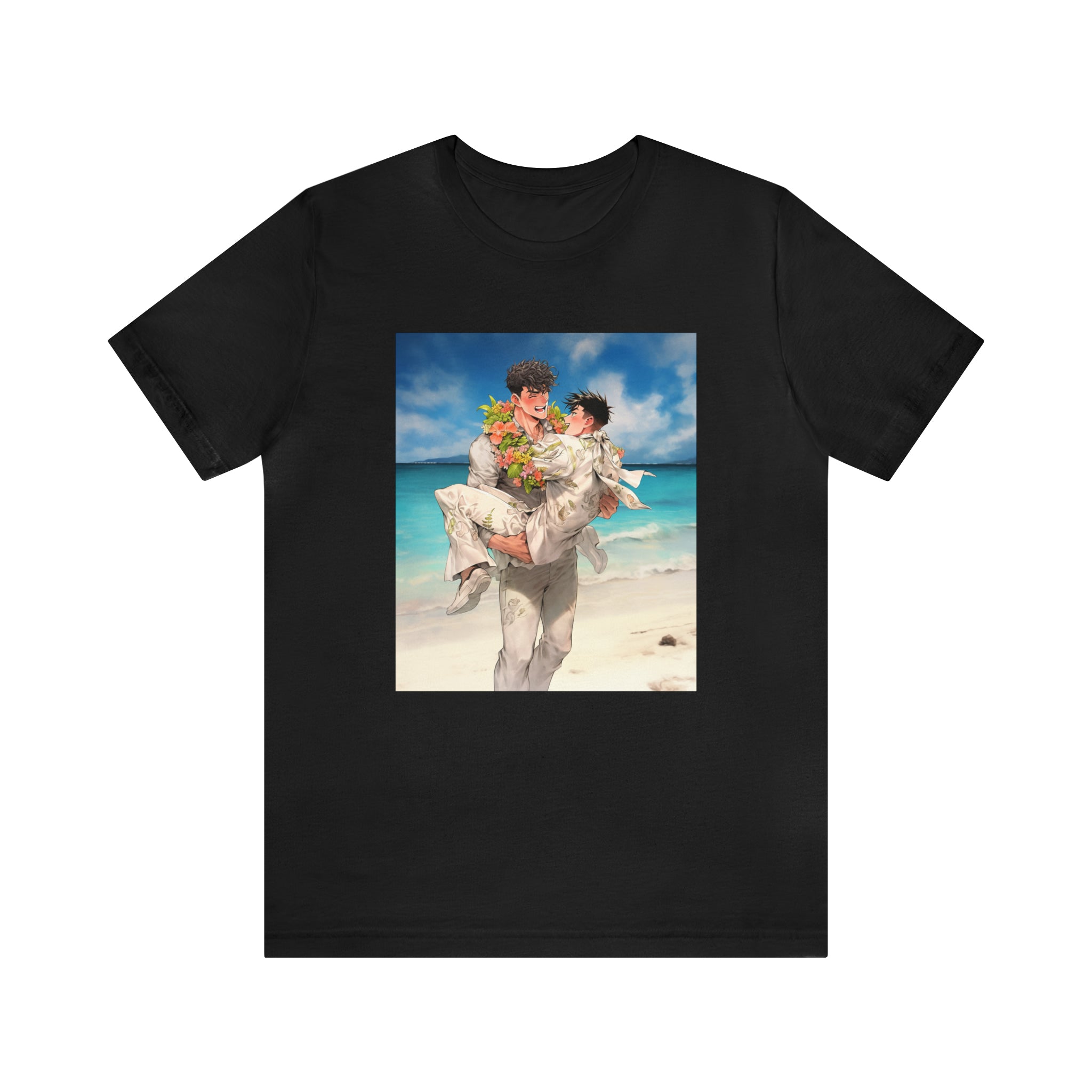 Seoul Beach Vibes Tattoos Guys Wedding Short Sleeve Tee