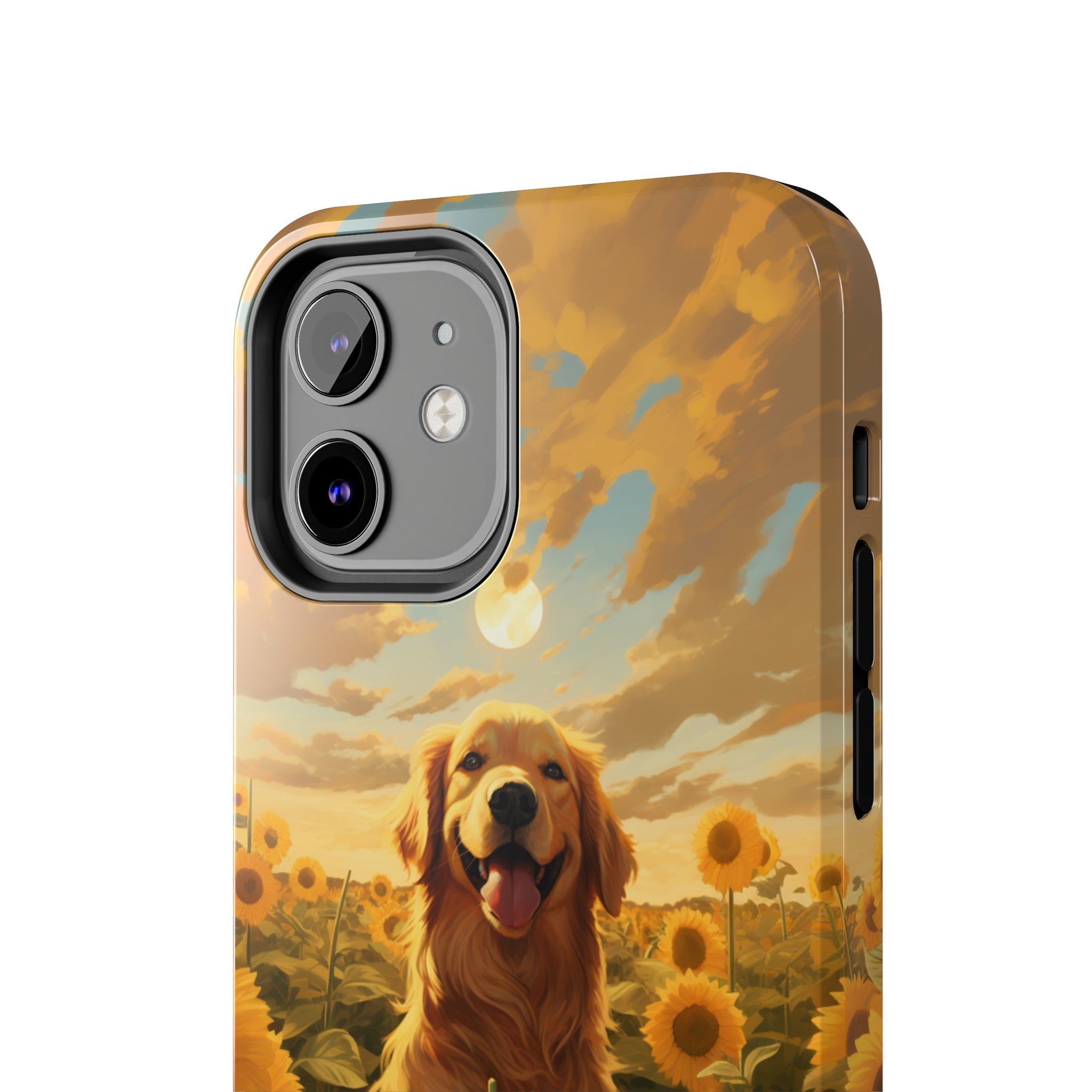 Golden Retriever Love: Impact-Resistant iPhone Case