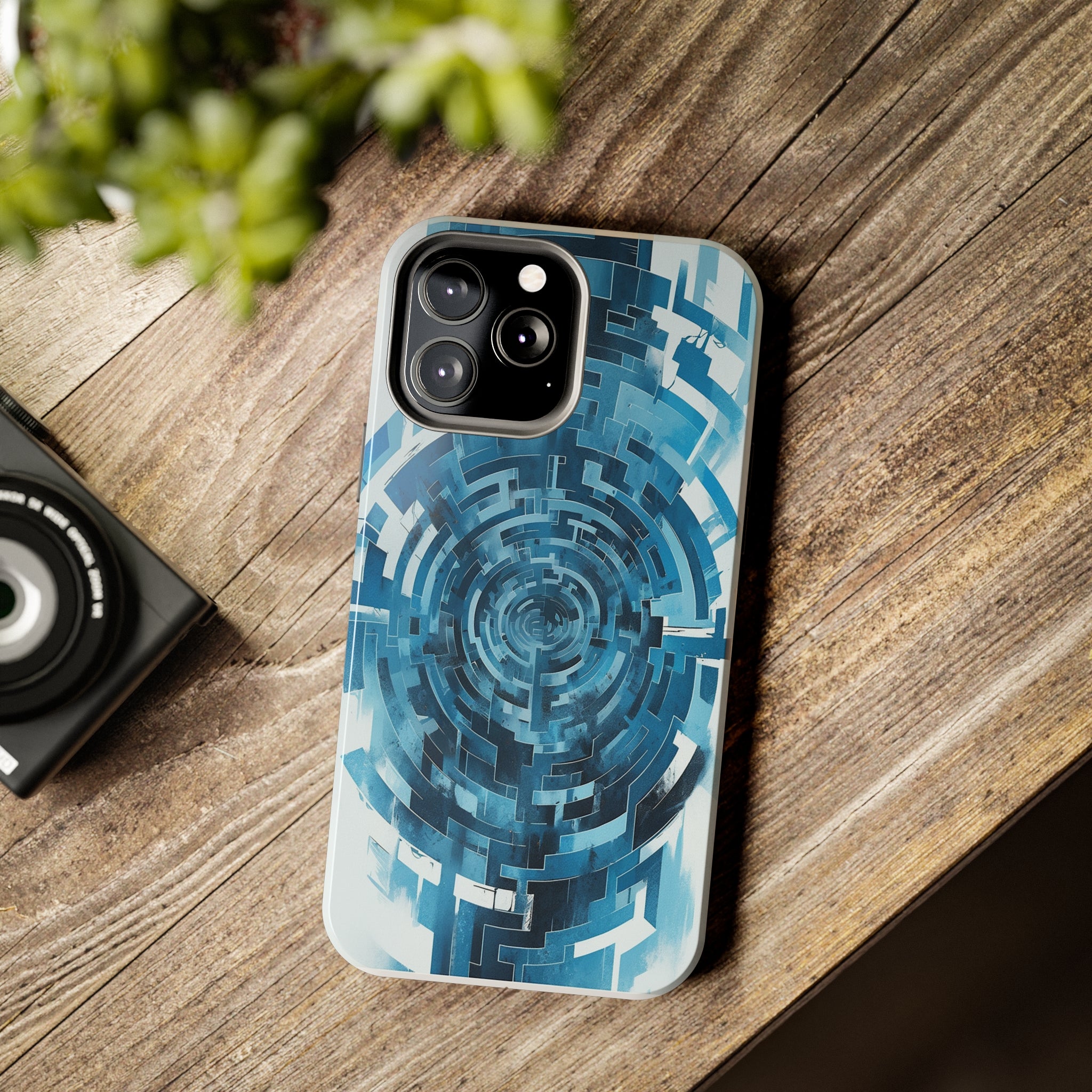 Mysterious Maze: Impact-Resistant iPhone case