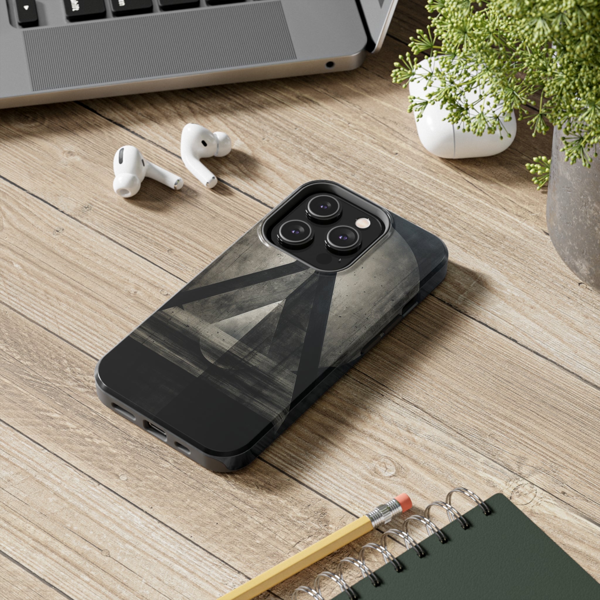 Abstract Chaos: Impact-Resistant iPhone Case