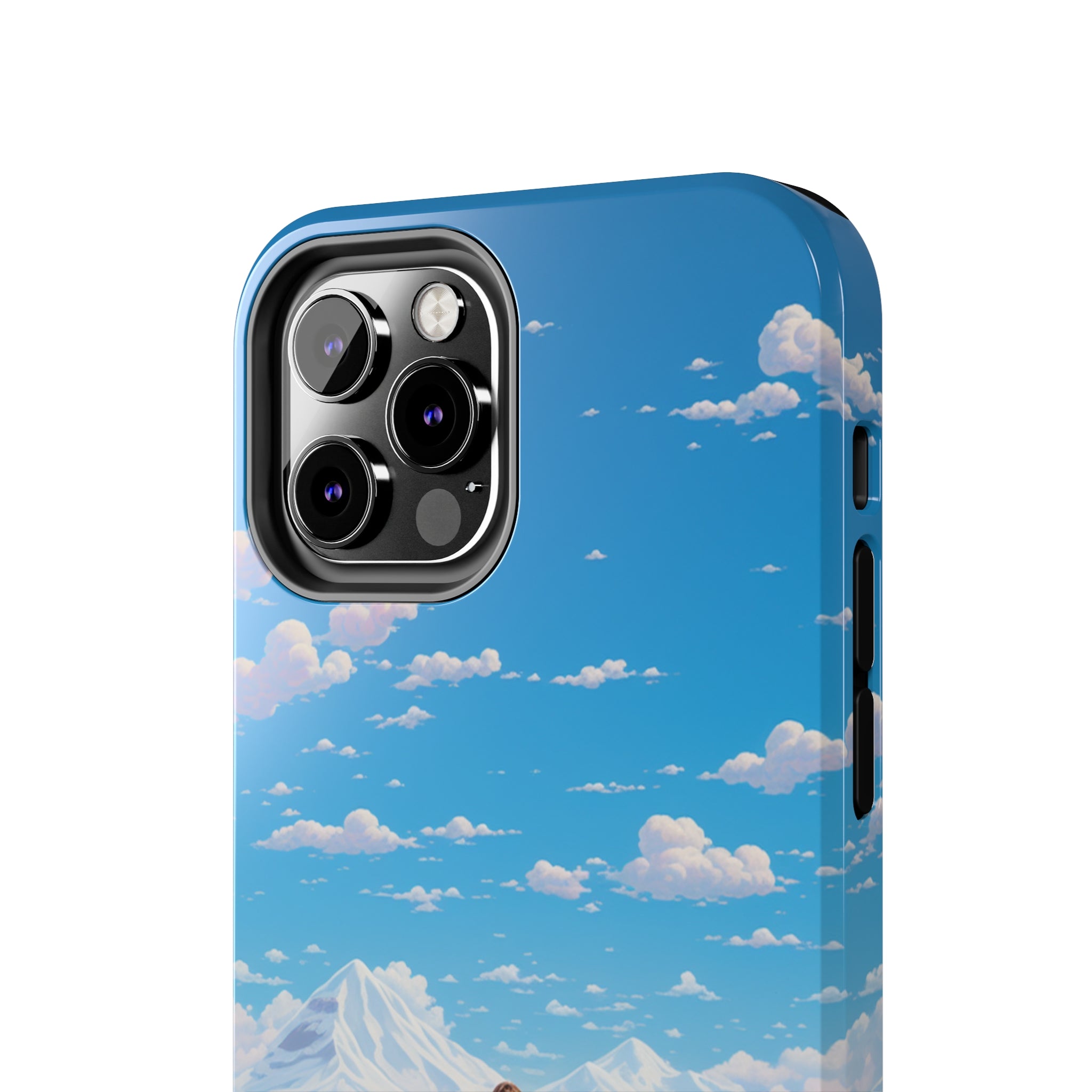 Snowy Majesty: Impact-Resistant iPhone Case