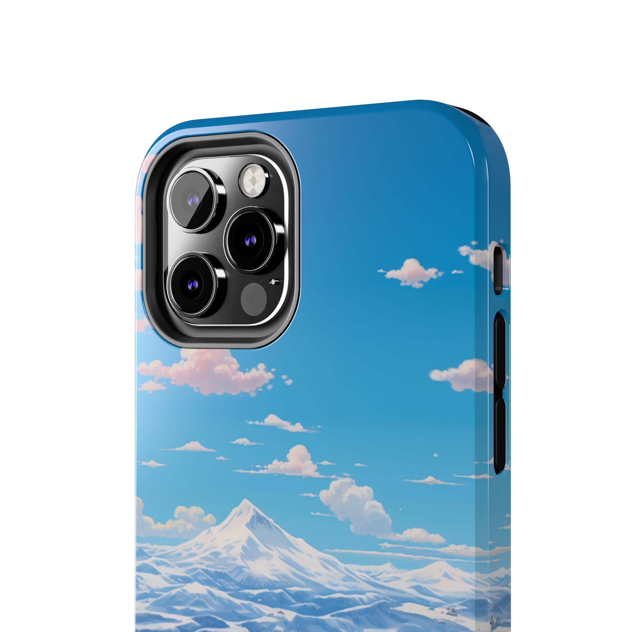 Snowy Majesty: Impact-Resistant iPhone Case