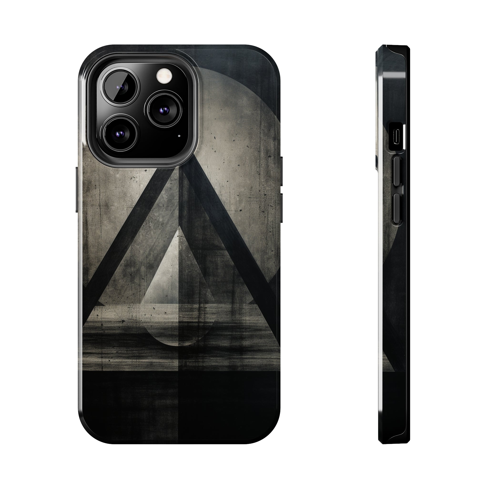 Abstract Chaos: Impact-Resistant iPhone Case