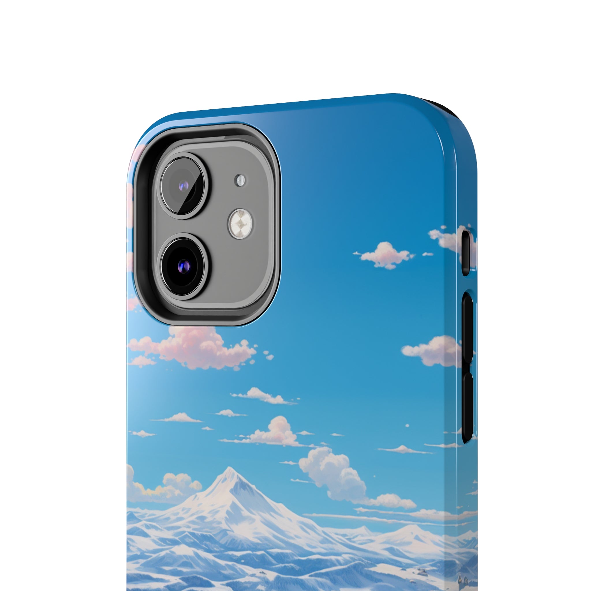 Snowy Majesty: Impact-Resistant iPhone Case