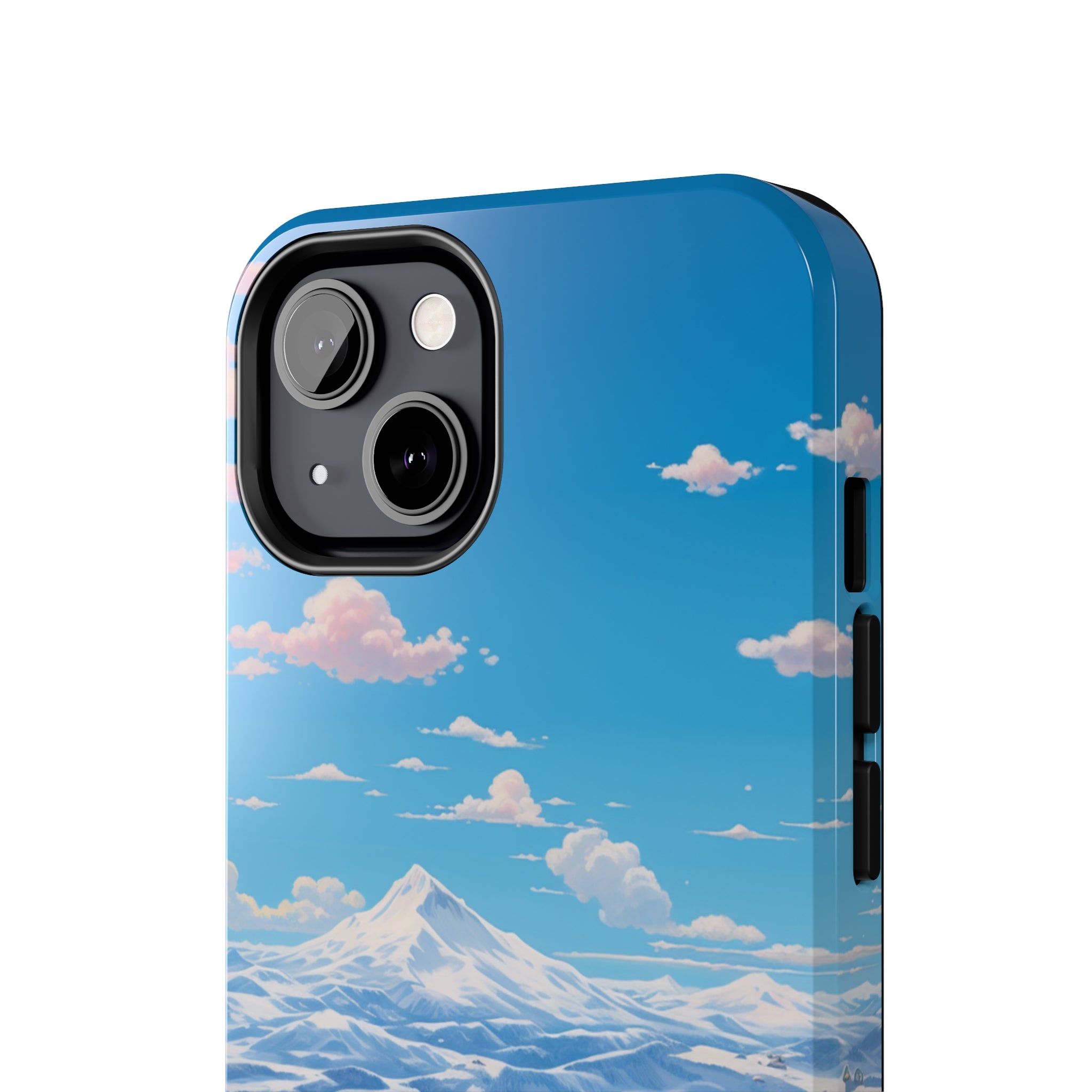 Snowy Majesty: Impact-Resistant iPhone Case