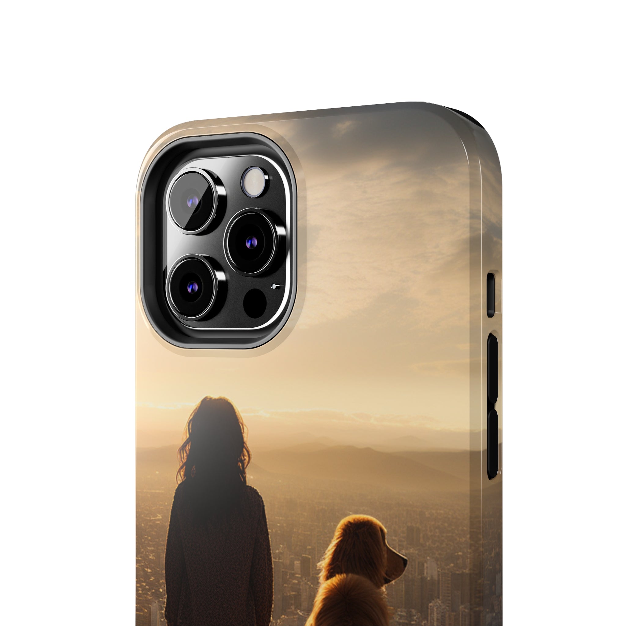 Golden Retriever Bond: Impact-Resistant iPhone Case