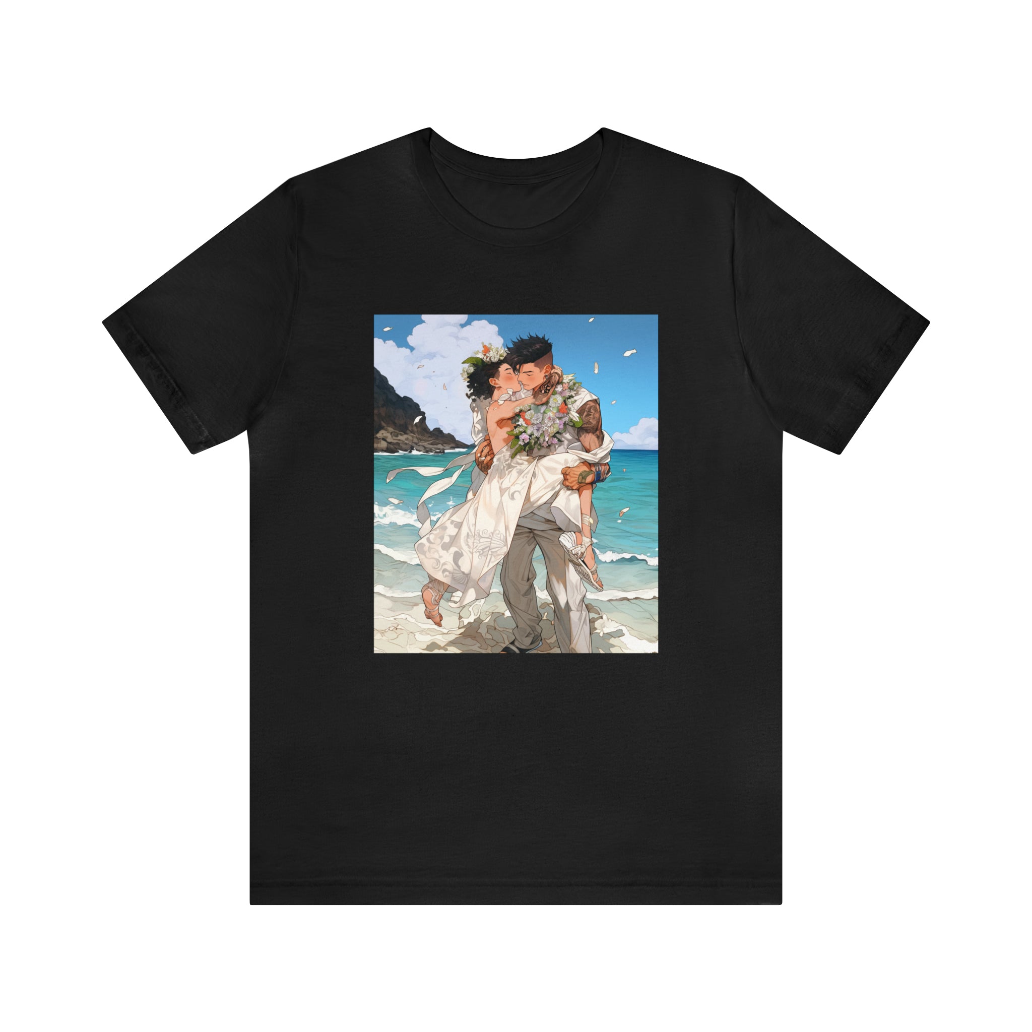 Seoul Beach Vibes Tattoos Guys Wedding Short Sleeve Tee