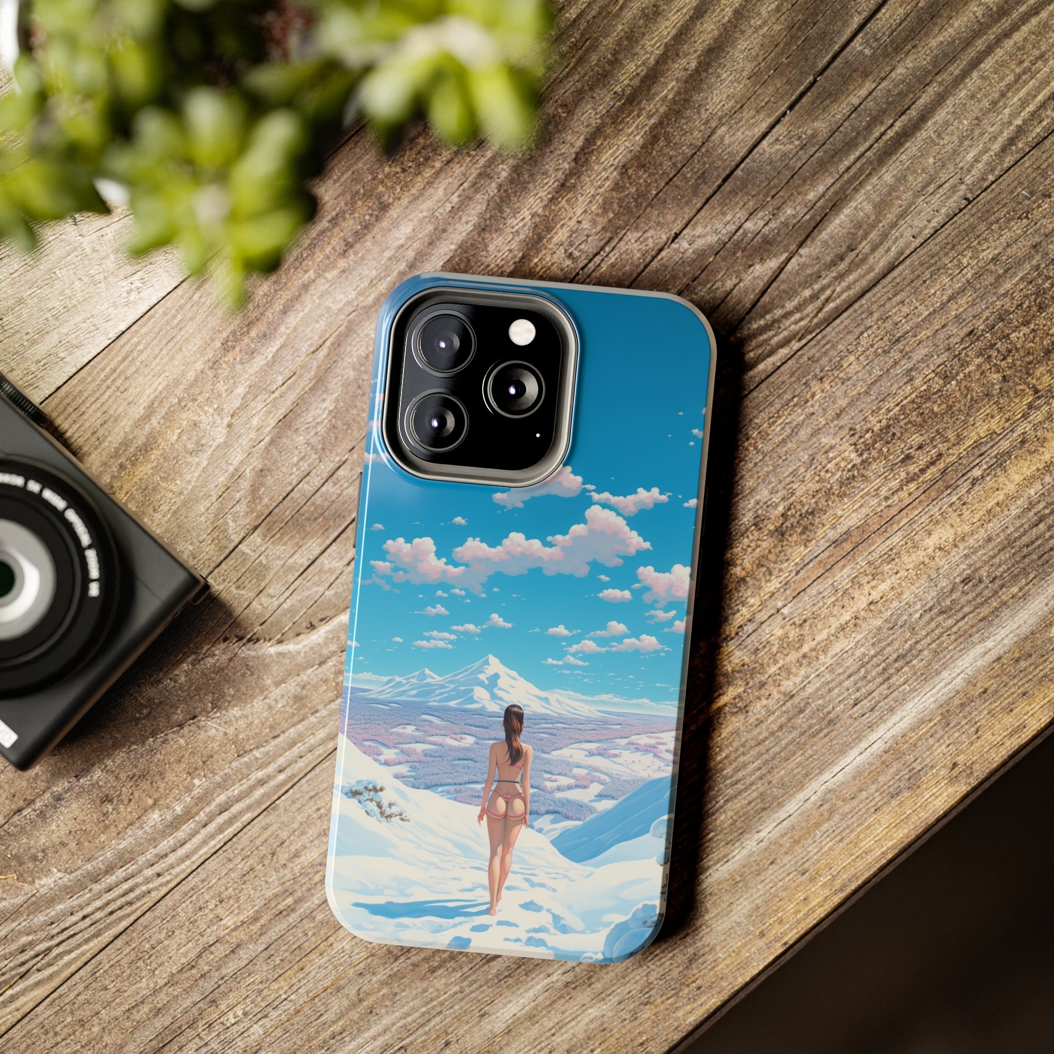 Snowy Majesty: Impact-Resistant iPhone case