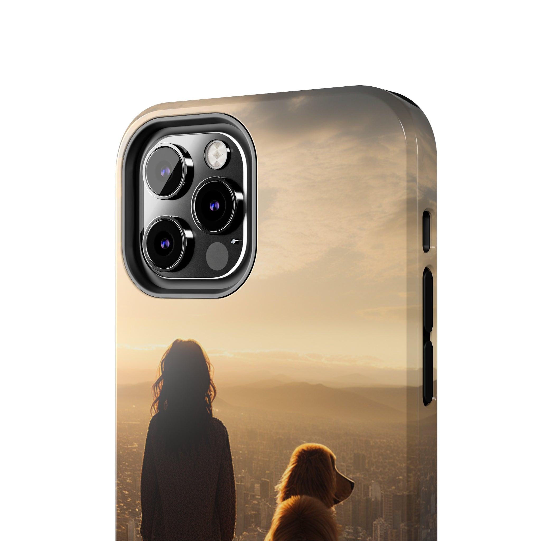 Golden Retriever Bond: Impact-Resistant iPhone Case