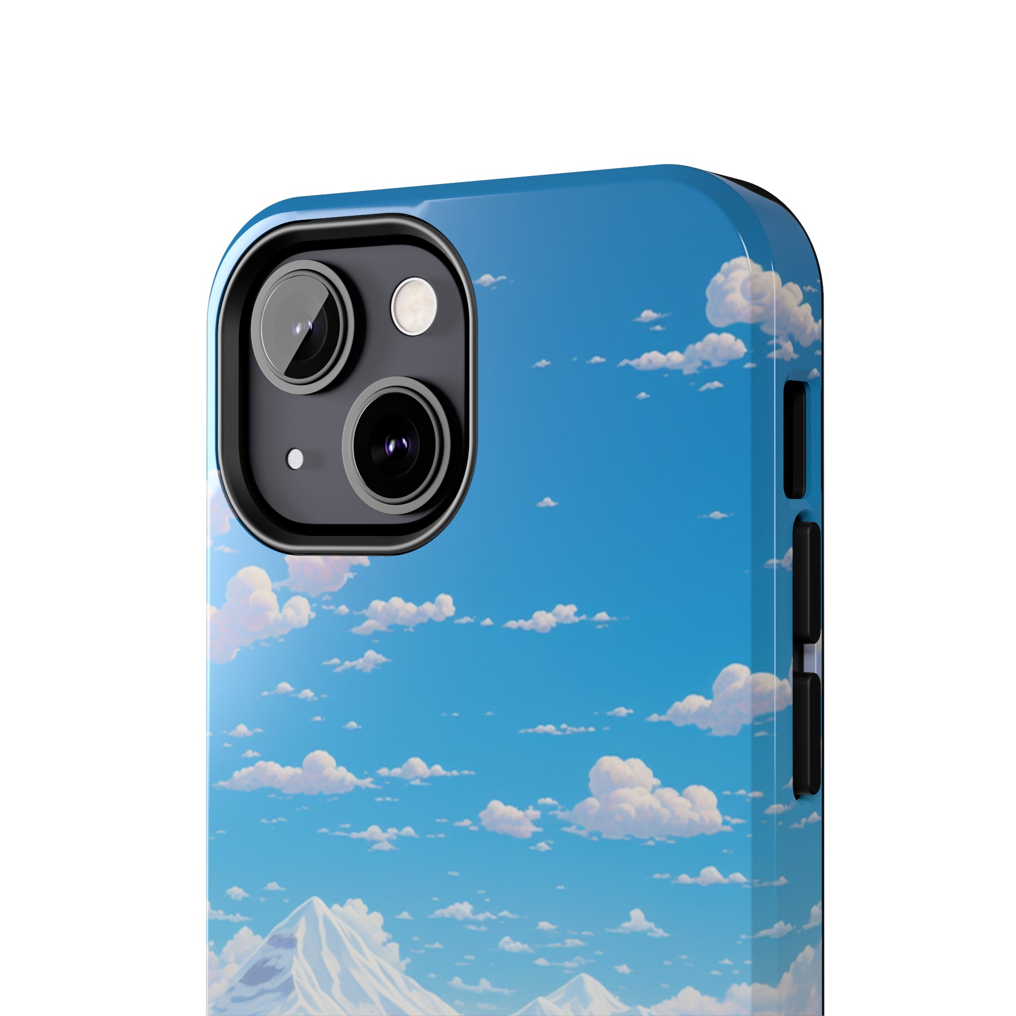 Snowy Majesty: Impact-Resistant iPhone Case