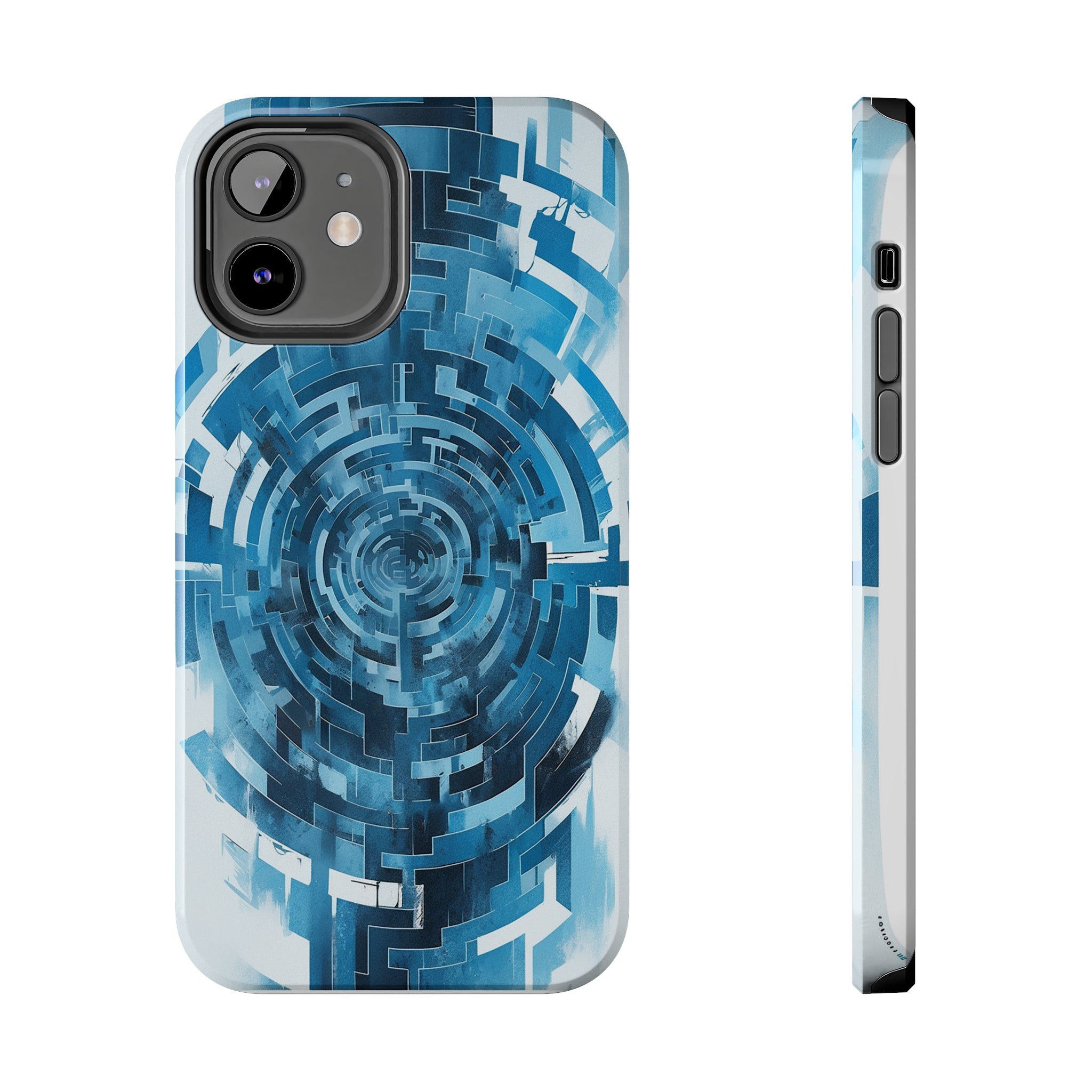 Mysterious Maze: Impact-Resistant iPhone case