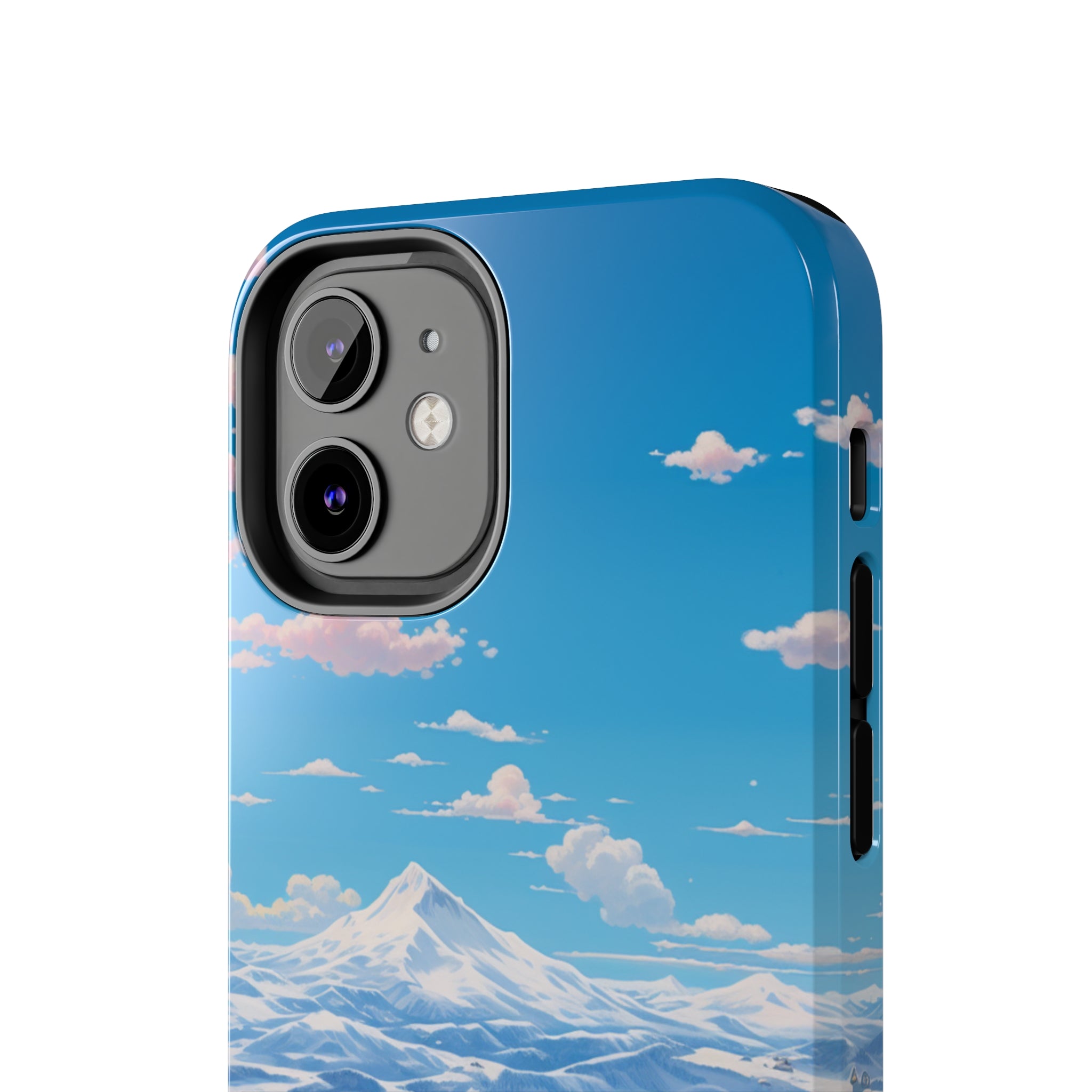 Snowy Majesty: Impact-Resistant iPhone Case