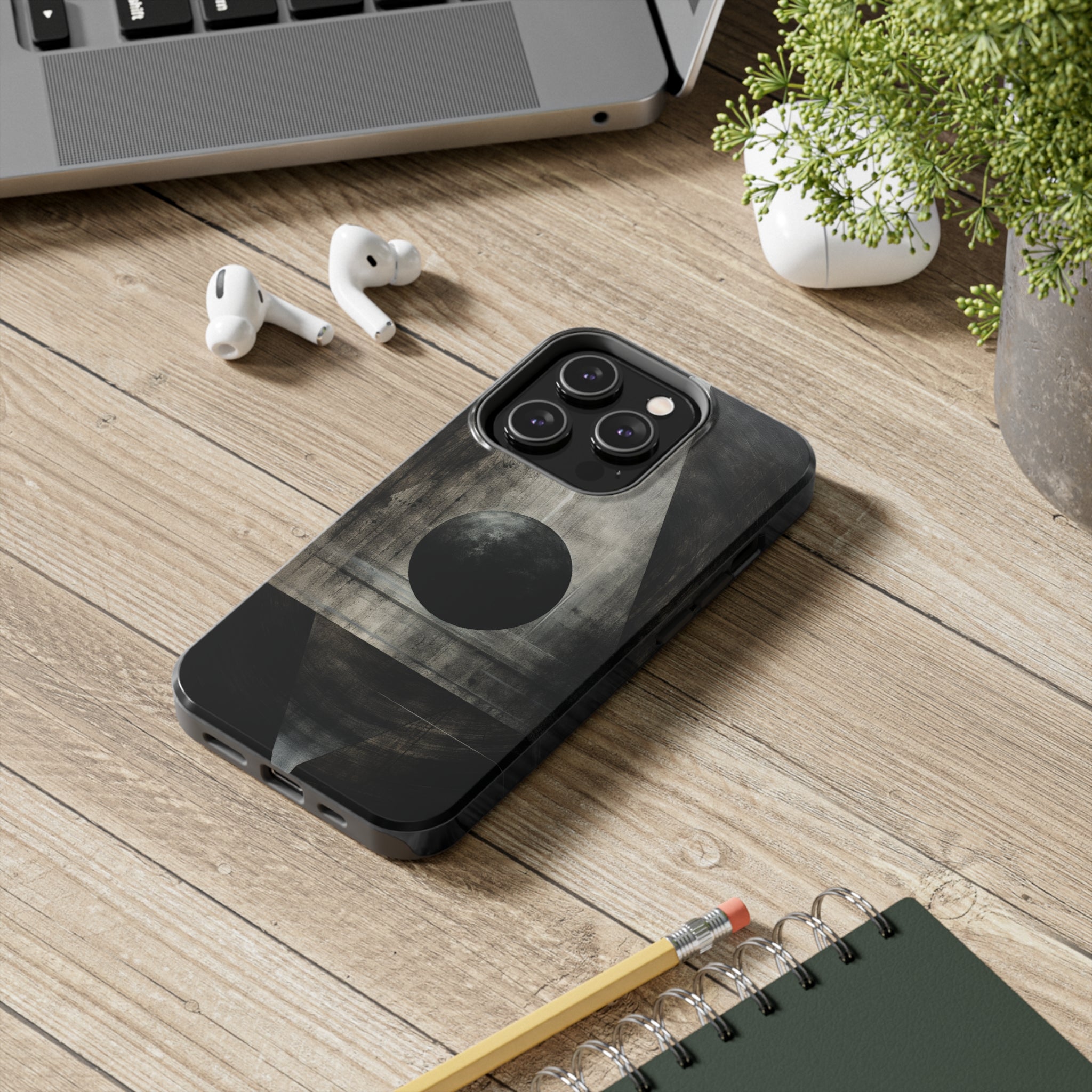 Dark Chaos: Impact-Resistant iPhone Case