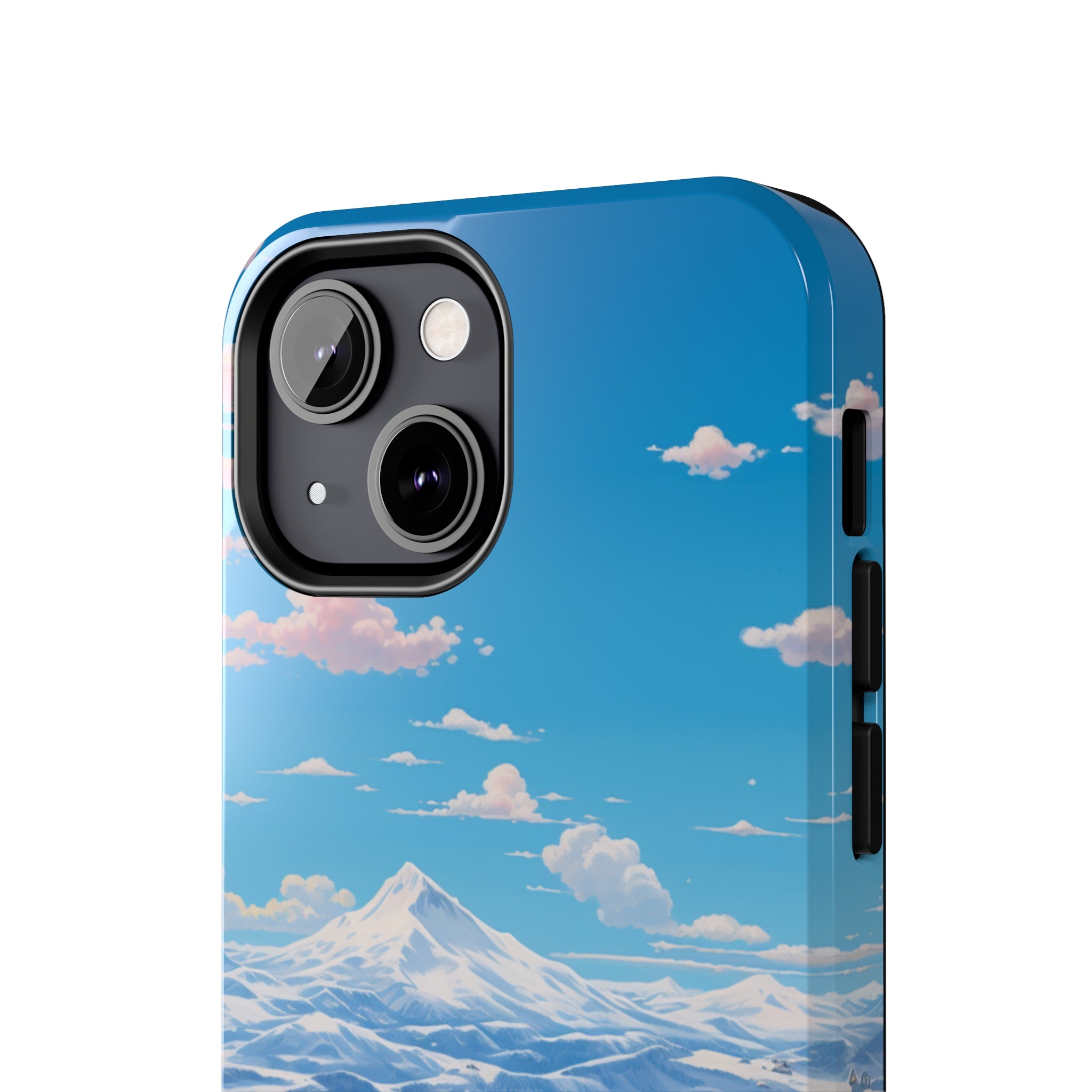 Snowy Majesty: Impact-Resistant iPhone Case