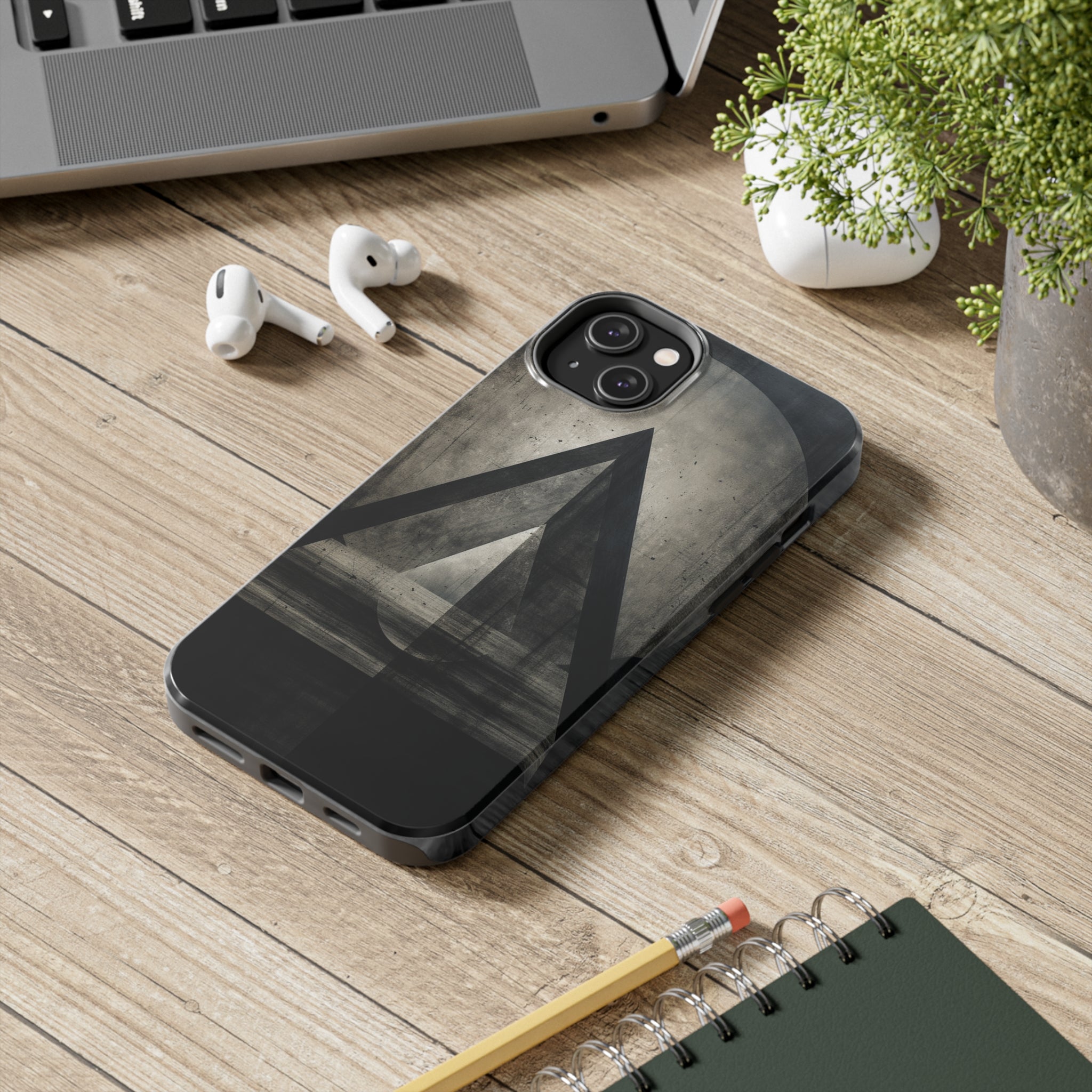 Abstract Chaos: Impact-Resistant iPhone Case