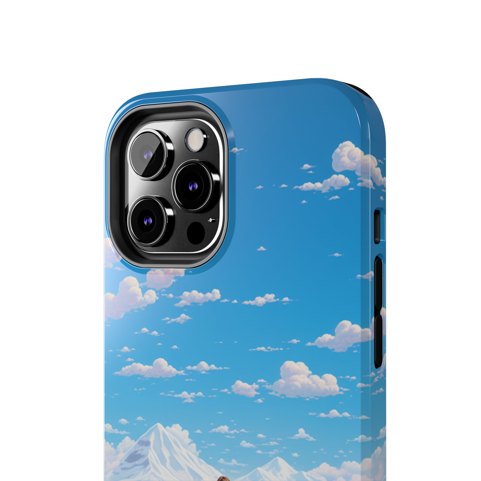 Snowy Majesty: Impact-Resistant iPhone Case