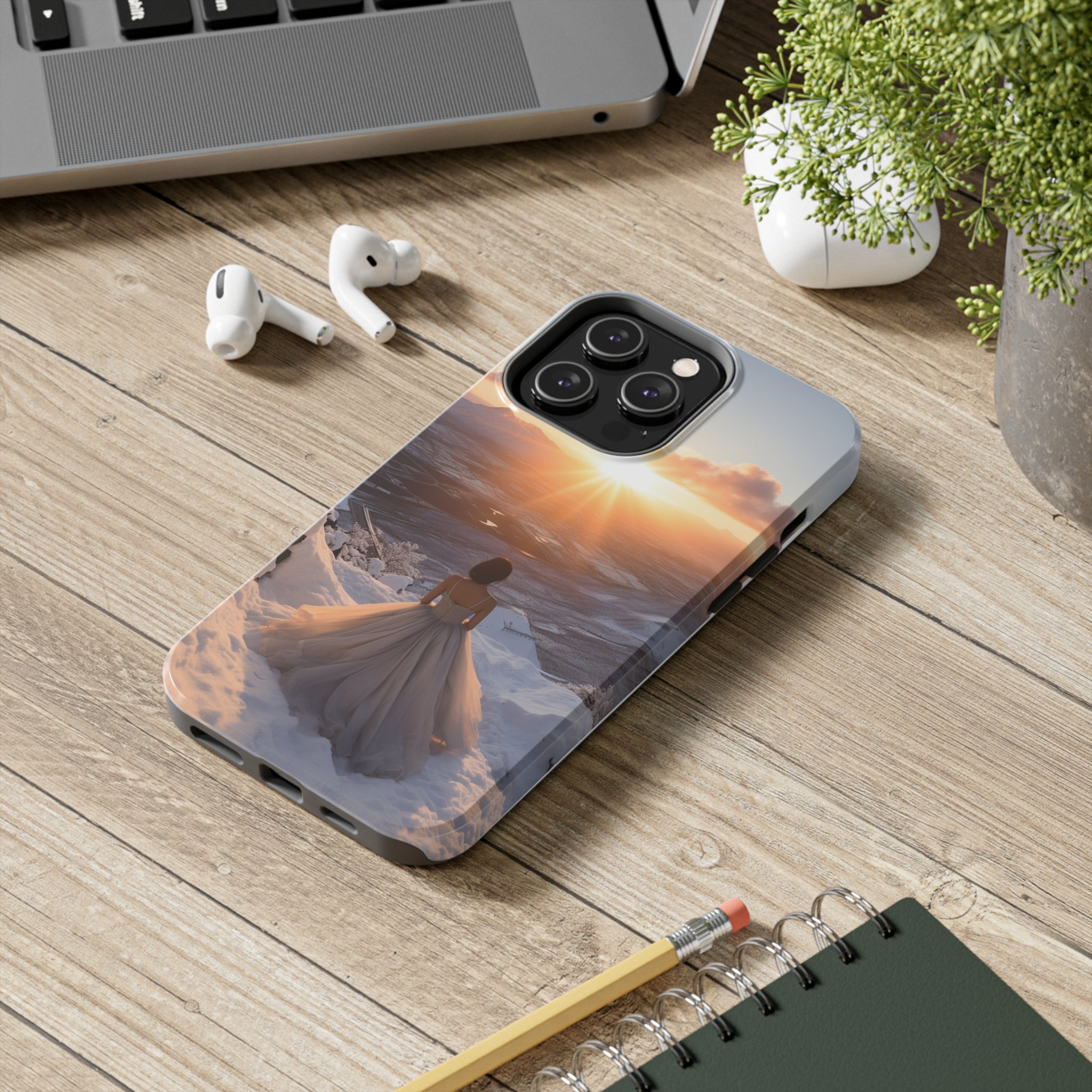 Bride's Horizon - Impact-Resistant iPhone Case