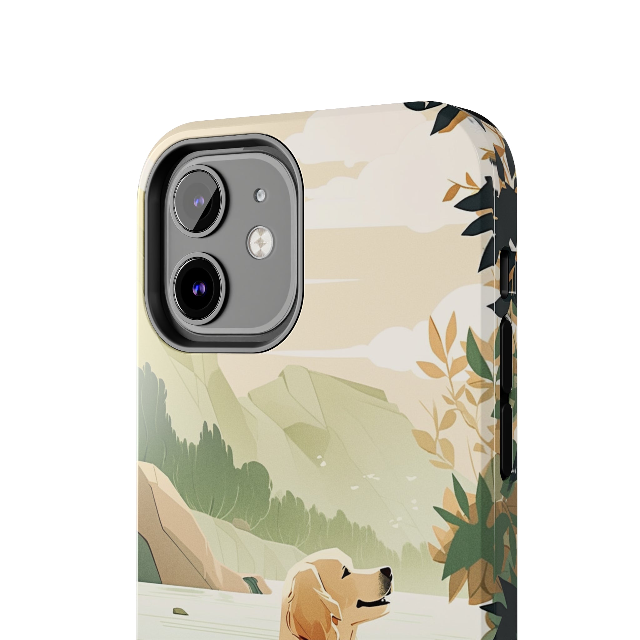 Golden Retriever Love: Impact-Resistant iPhone Case