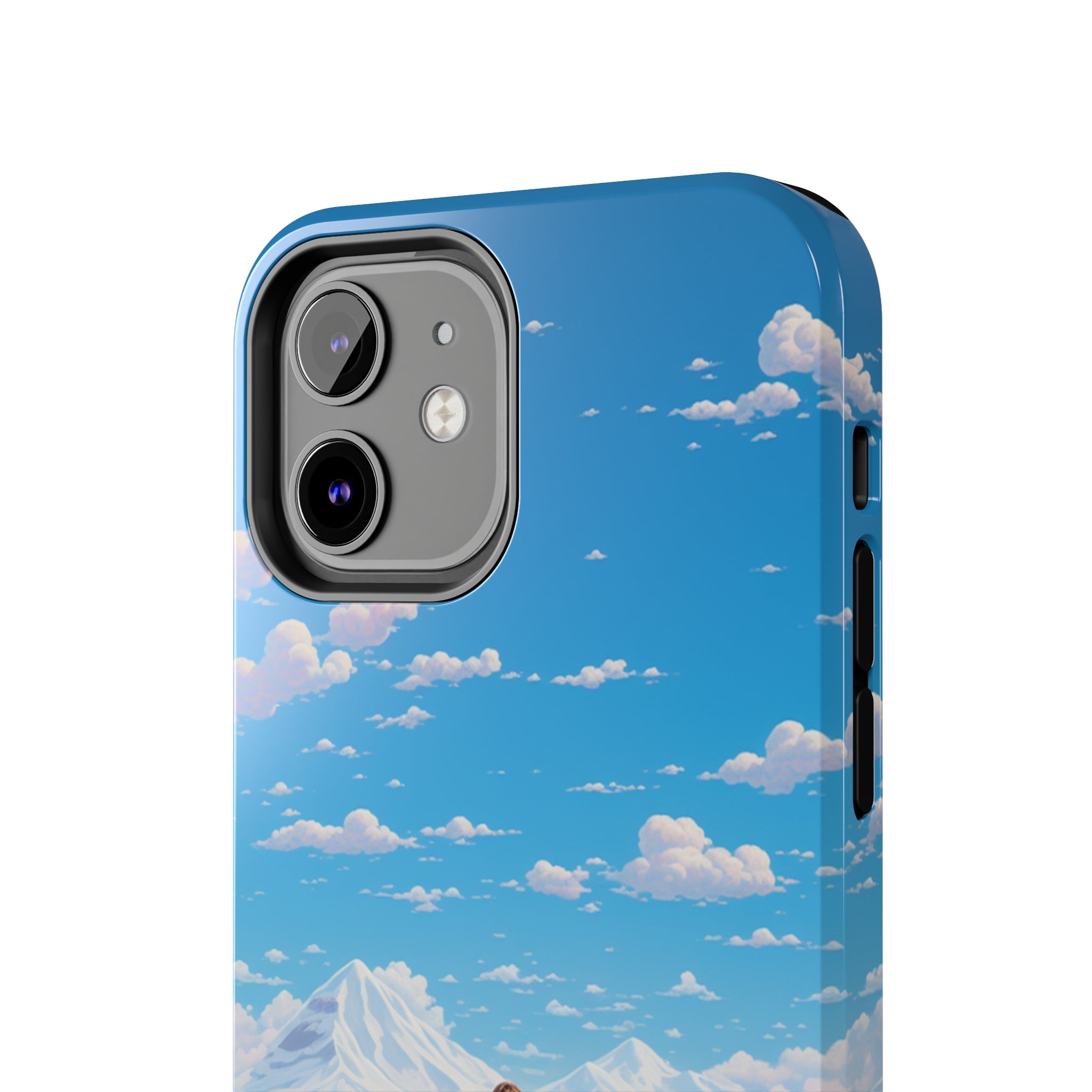 Snowy Majesty: Impact-Resistant iPhone Case