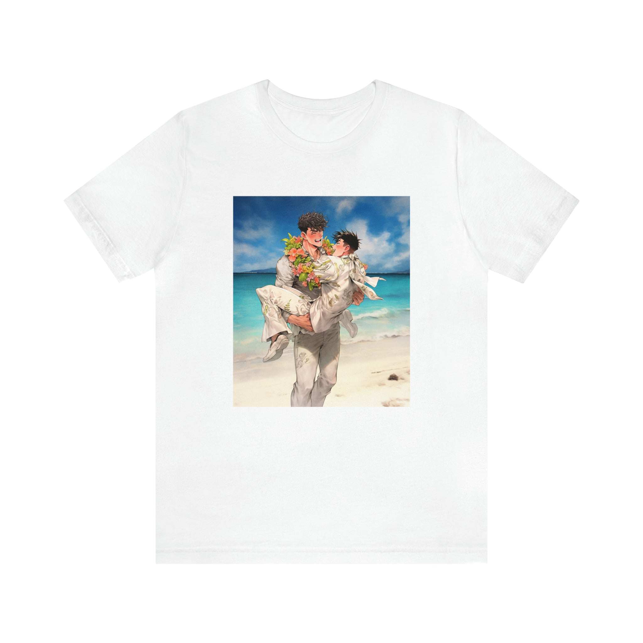 Seoul Beach Vibes Tattoos Guys Wedding Short Sleeve Tee