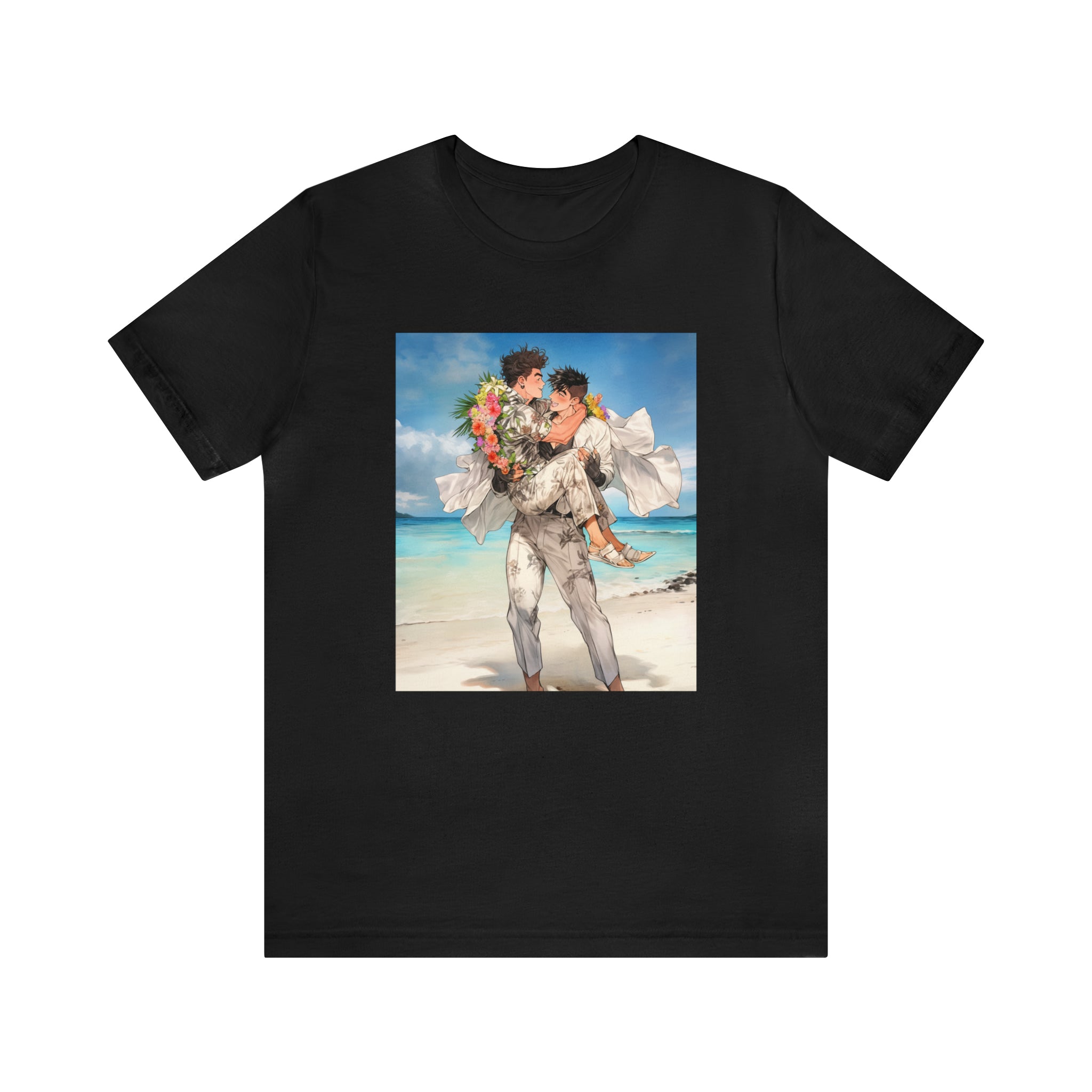 Seoul Beach Vibes Tattoos Guys Wedding Short Sleeve Tee