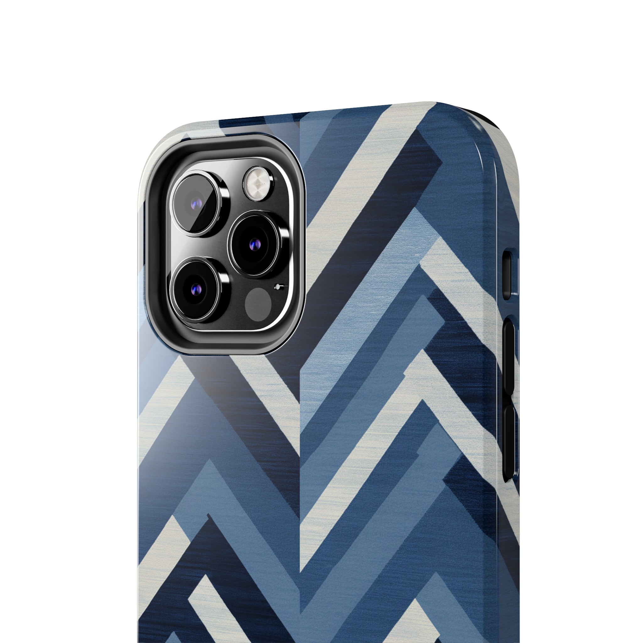 Azure Mosaic: Impact-Resistant iPhone Case