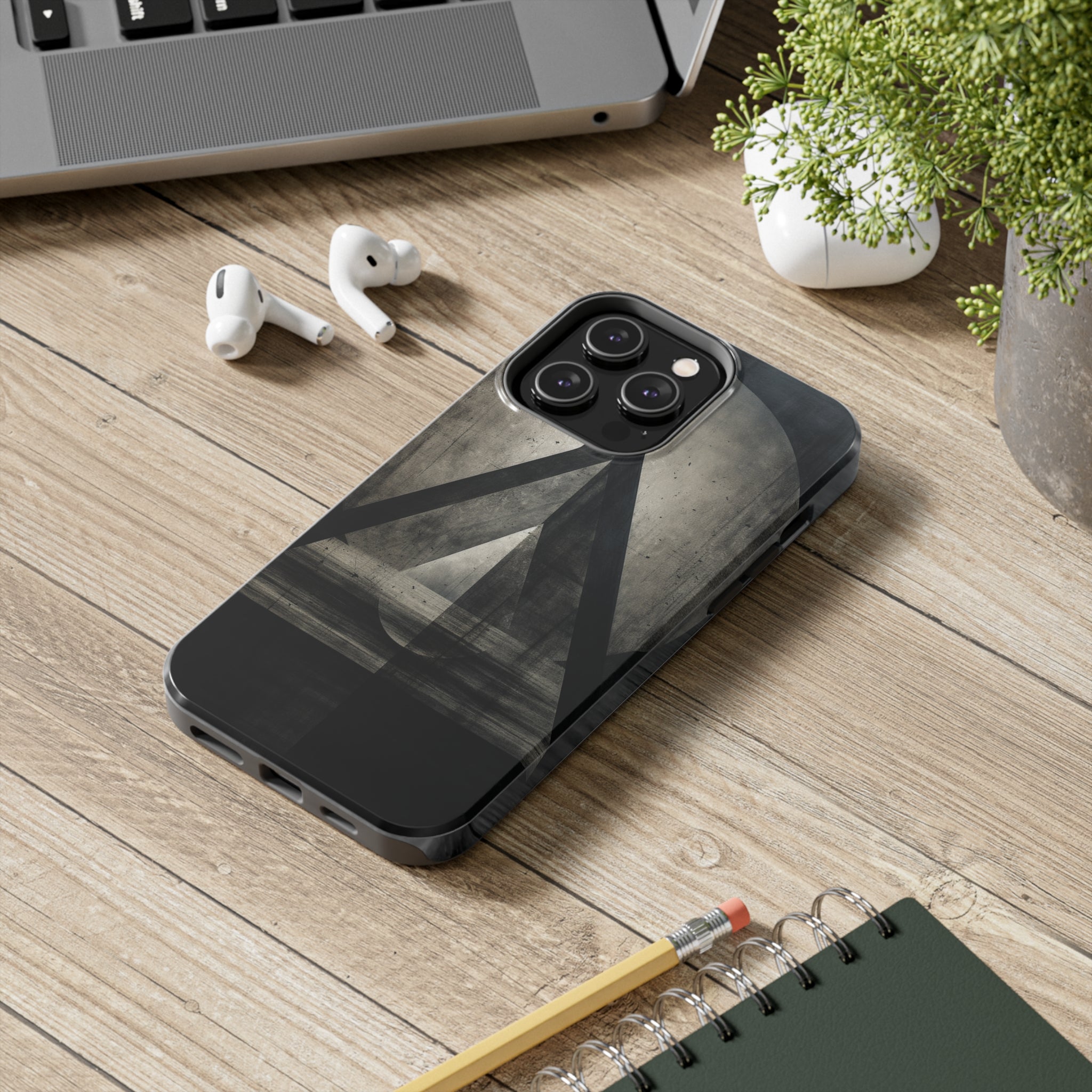 Abstract Chaos: Impact-Resistant iPhone Case