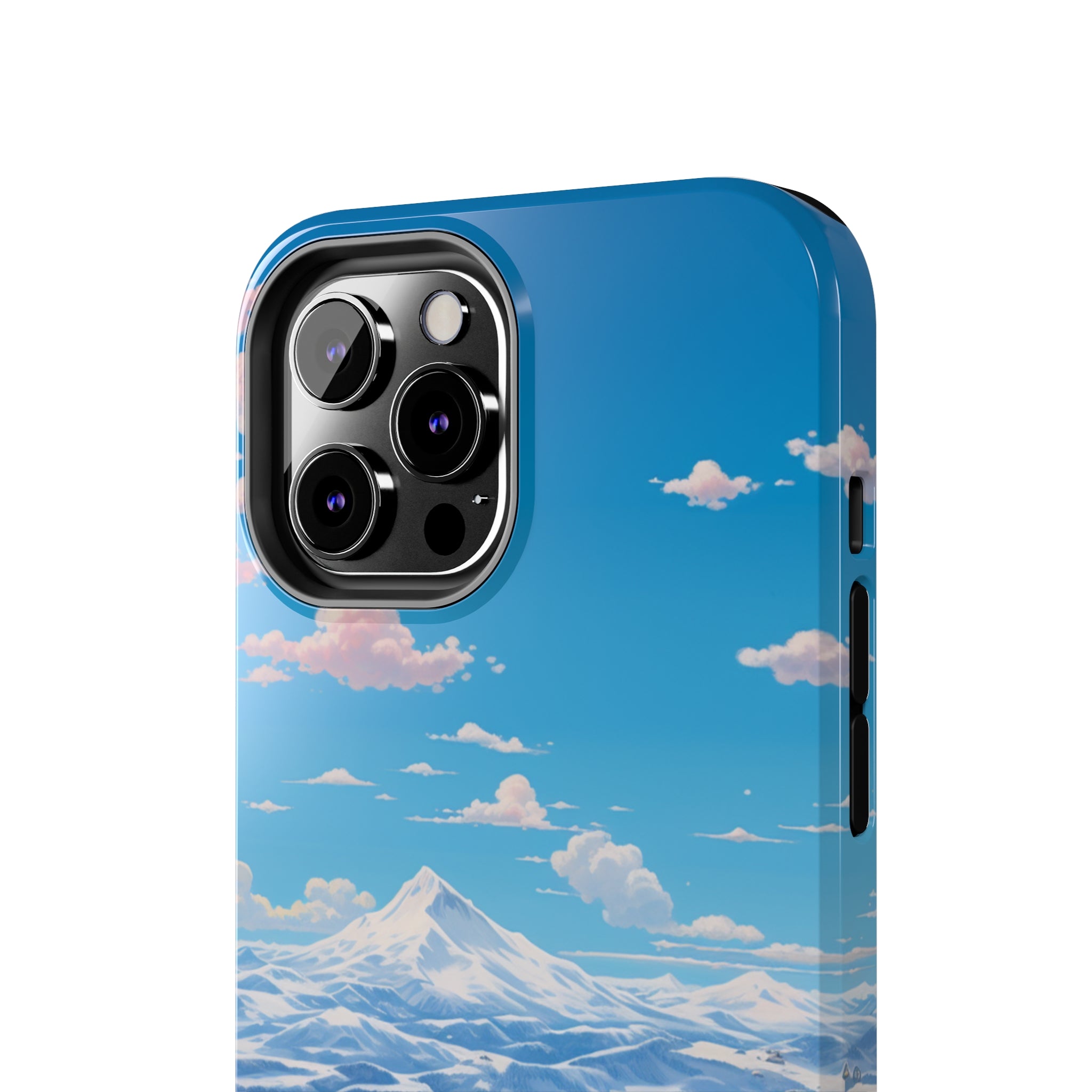 Snowy Majesty: Impact-Resistant iPhone Case