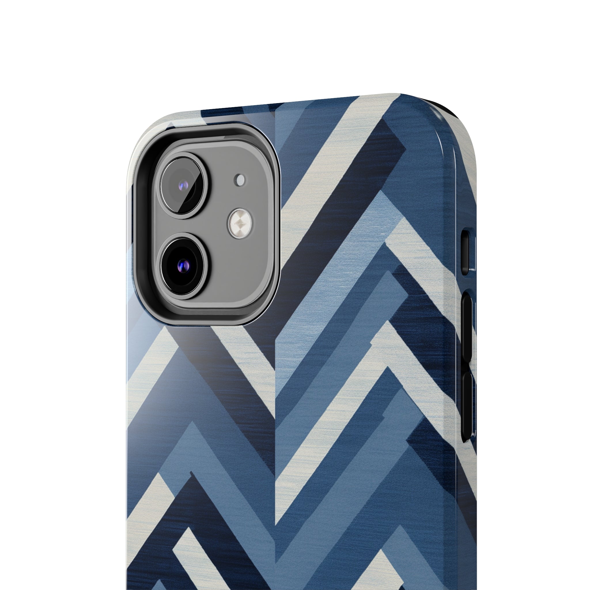 Azure Mosaic: Impact-Resistant iPhone Case