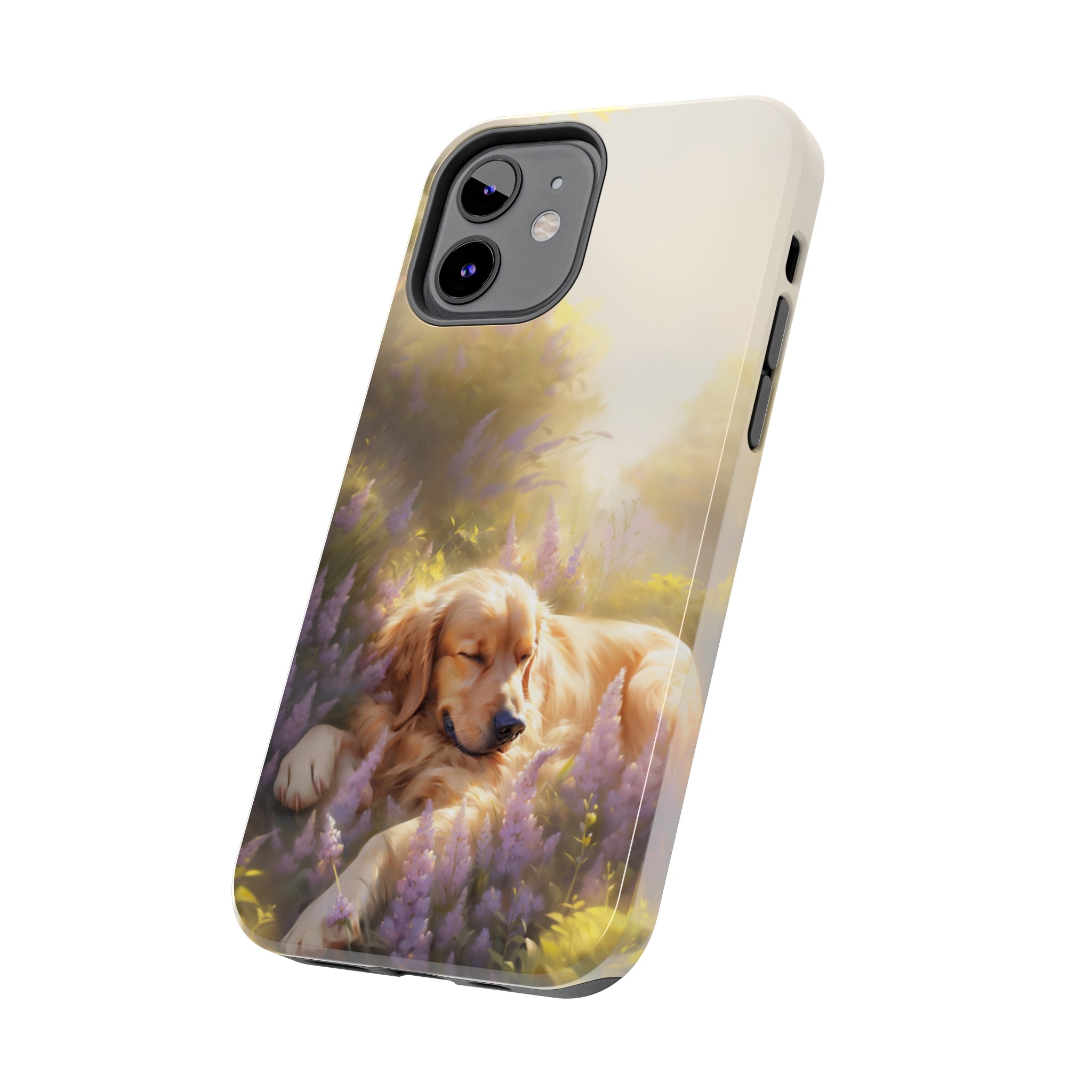 Golden Retriever Love: Impact-Resistant iPhone Case