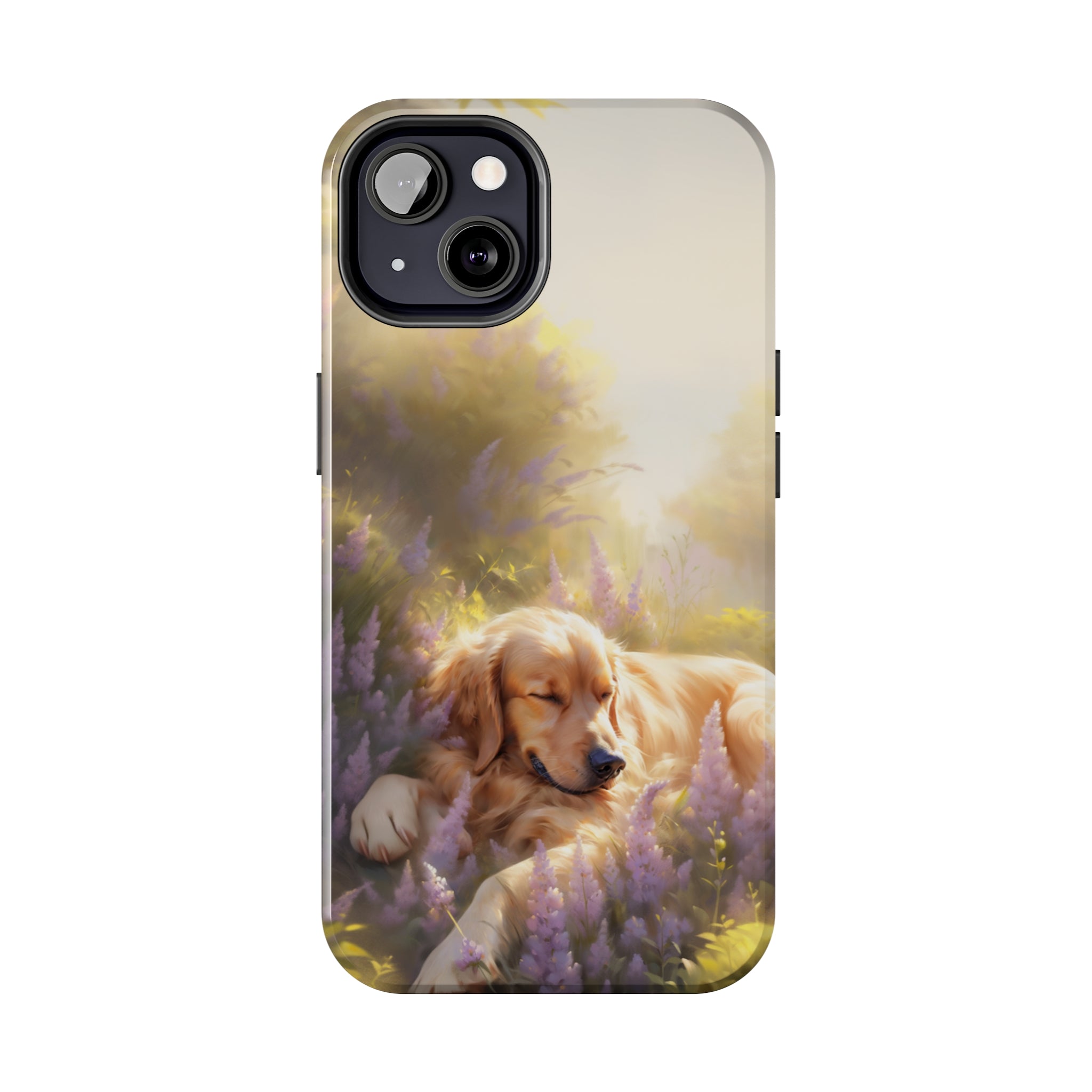 Golden Retriever Love: Impact-Resistant iPhone Case