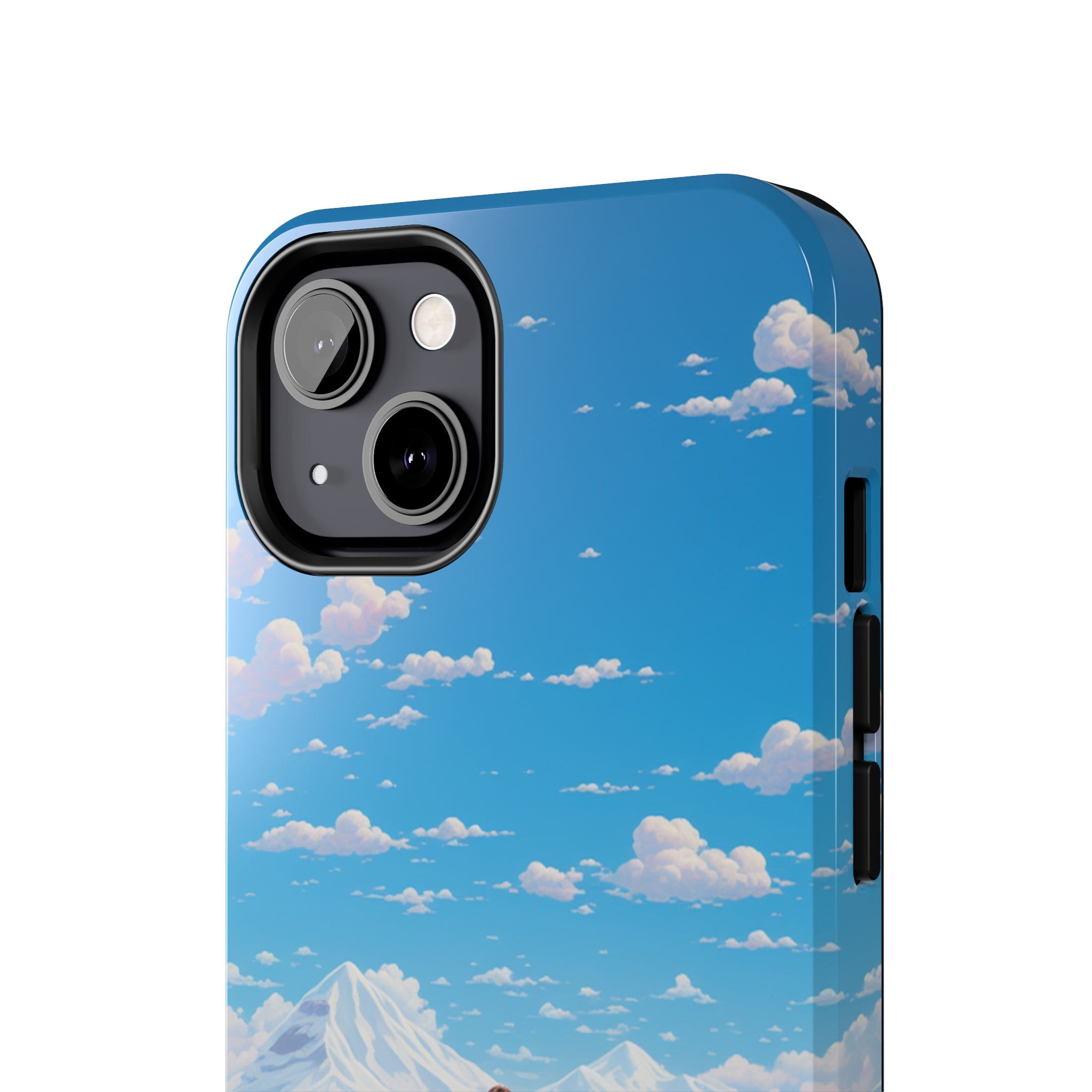 Snowy Majesty: Impact-Resistant iPhone Case