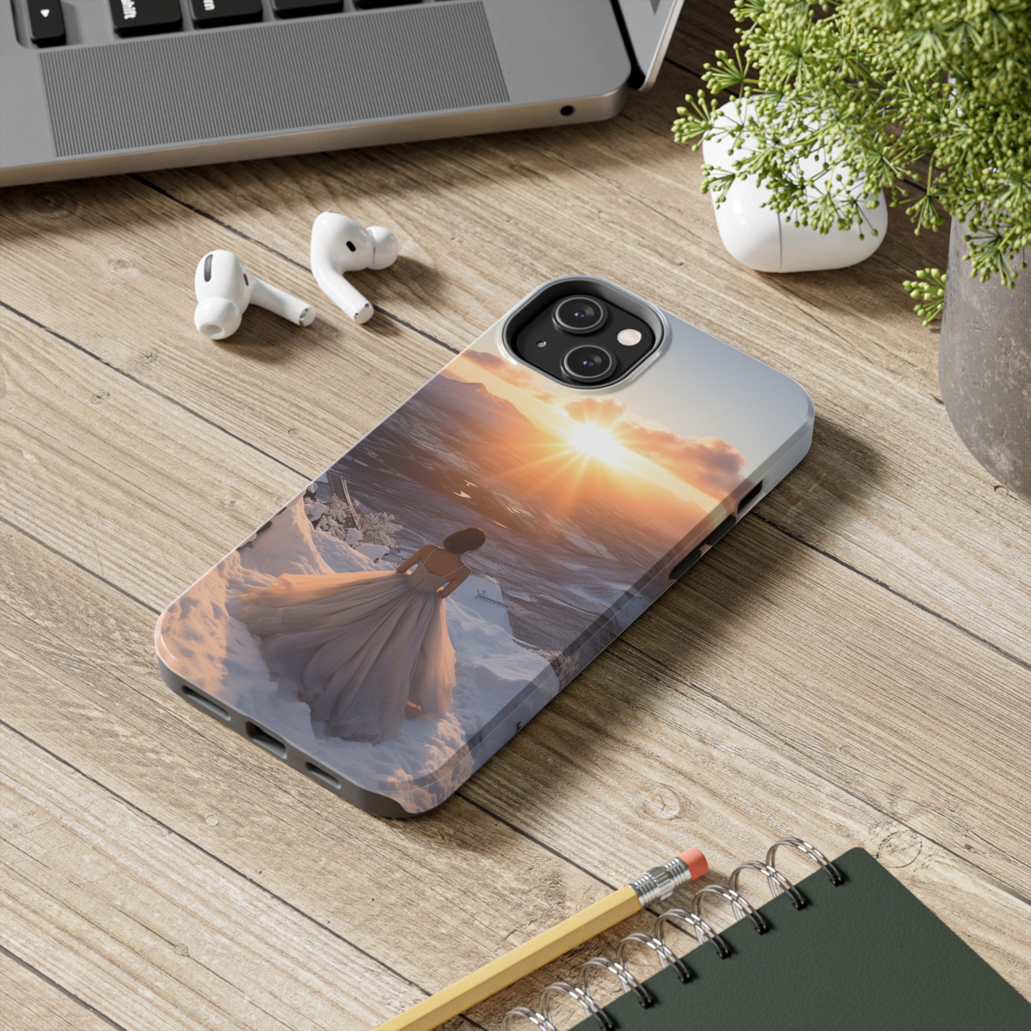 Bride's Horizon - Impact-Resistant iPhone Case