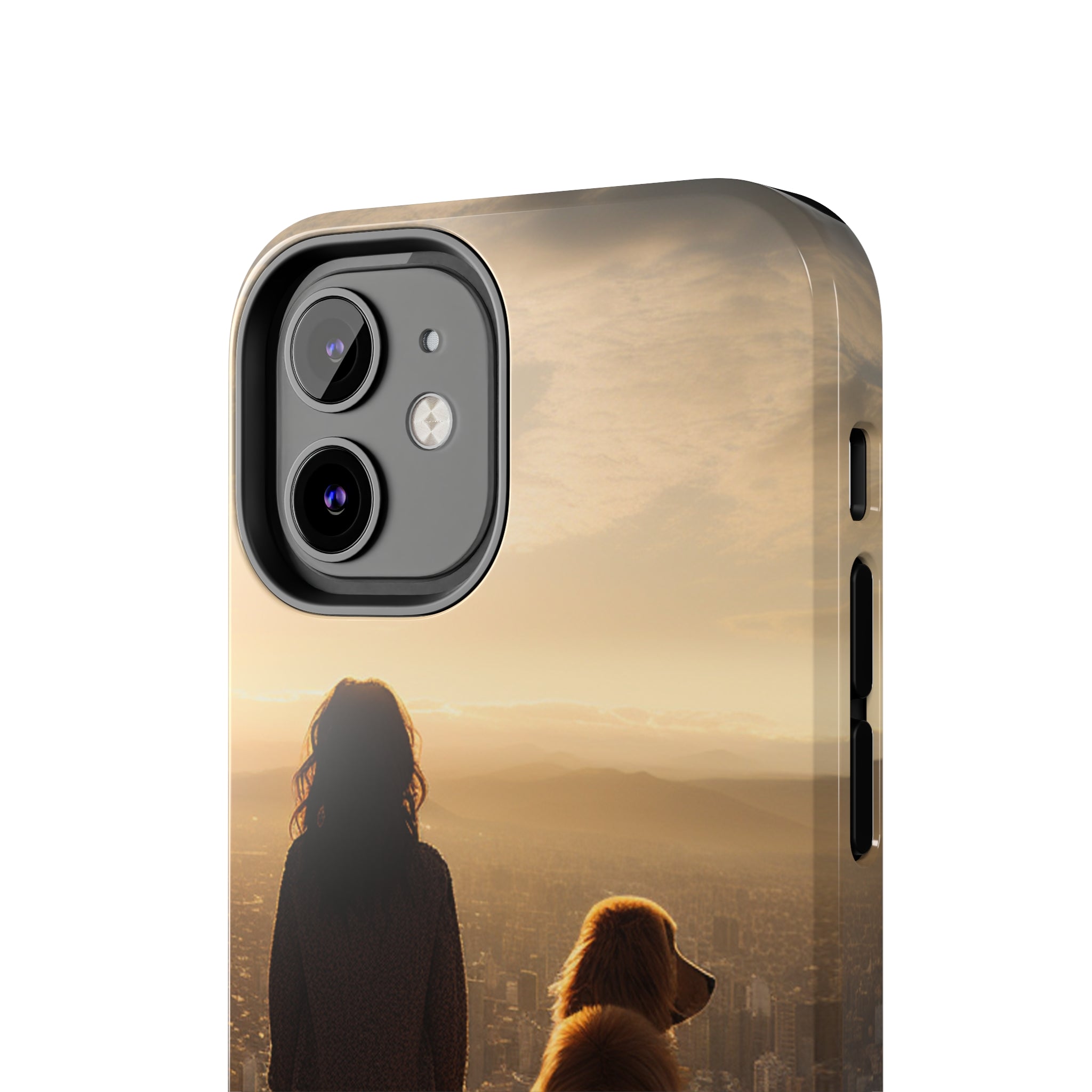 Golden Retriever Bond: Impact-Resistant iPhone Case